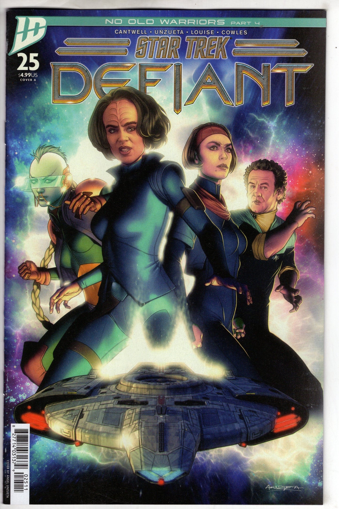 IDW-PRH COMIC BOOK STAR TREK DEFIANT #25 CVR A UNZUETA