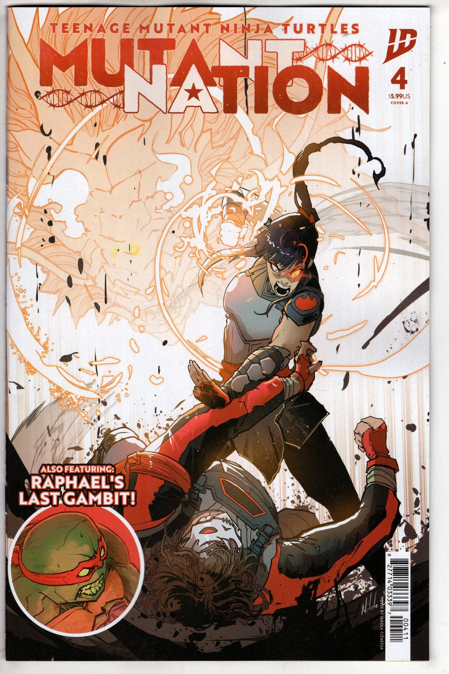 IDW-PRH COMIC BOOK TMNT MUTANT NATION #4 CVR A CIZMESIJA