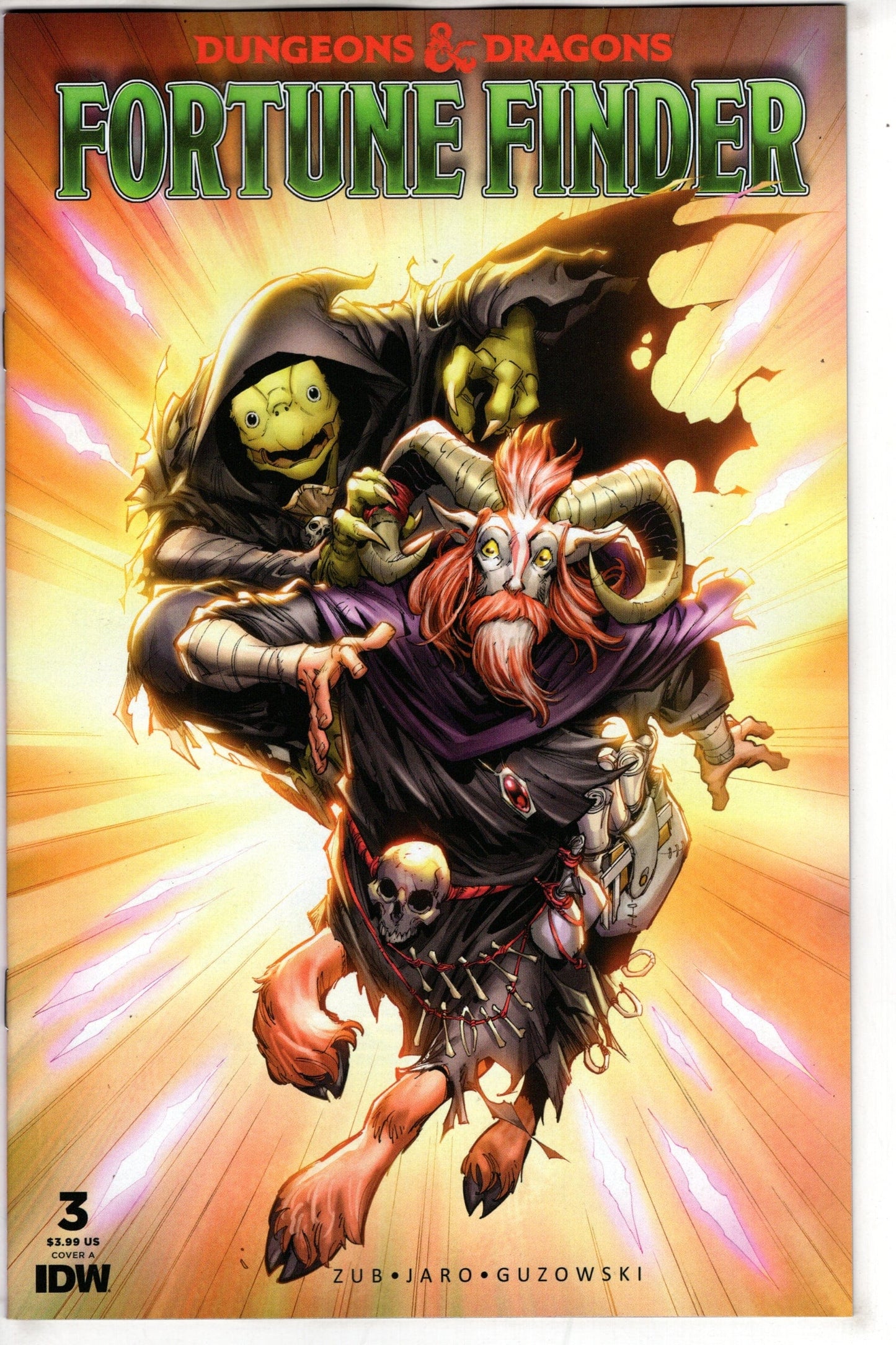 IDW PUBLISHING COMIC BOOK D&D FORTUNE FINDER #3 CVR A DUNBAR