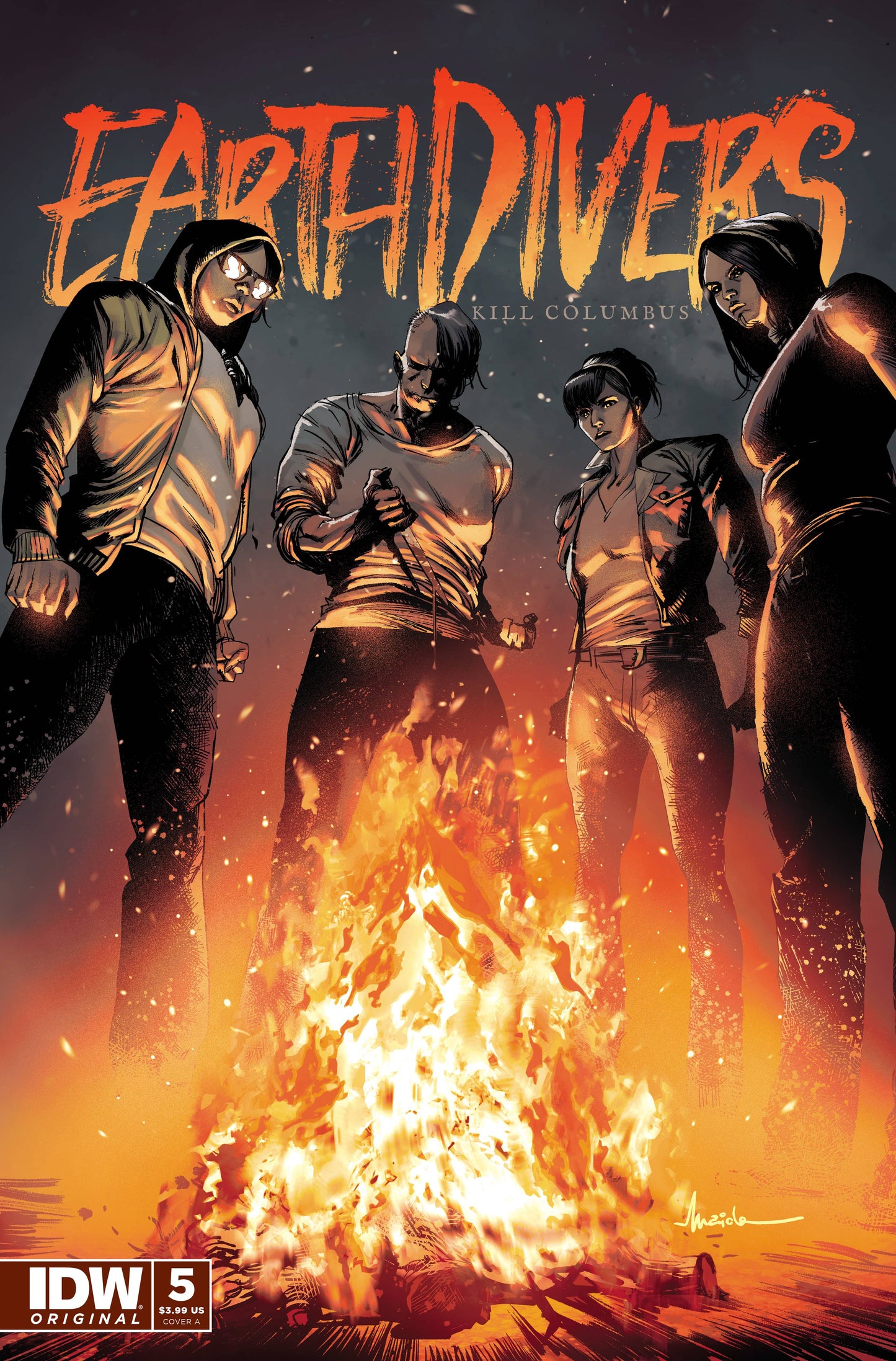 IDW PUBLISHING COMIC BOOK EARTHDIVERS #5 CVR A ALBUQUERQUE (MR) (VF/NM)