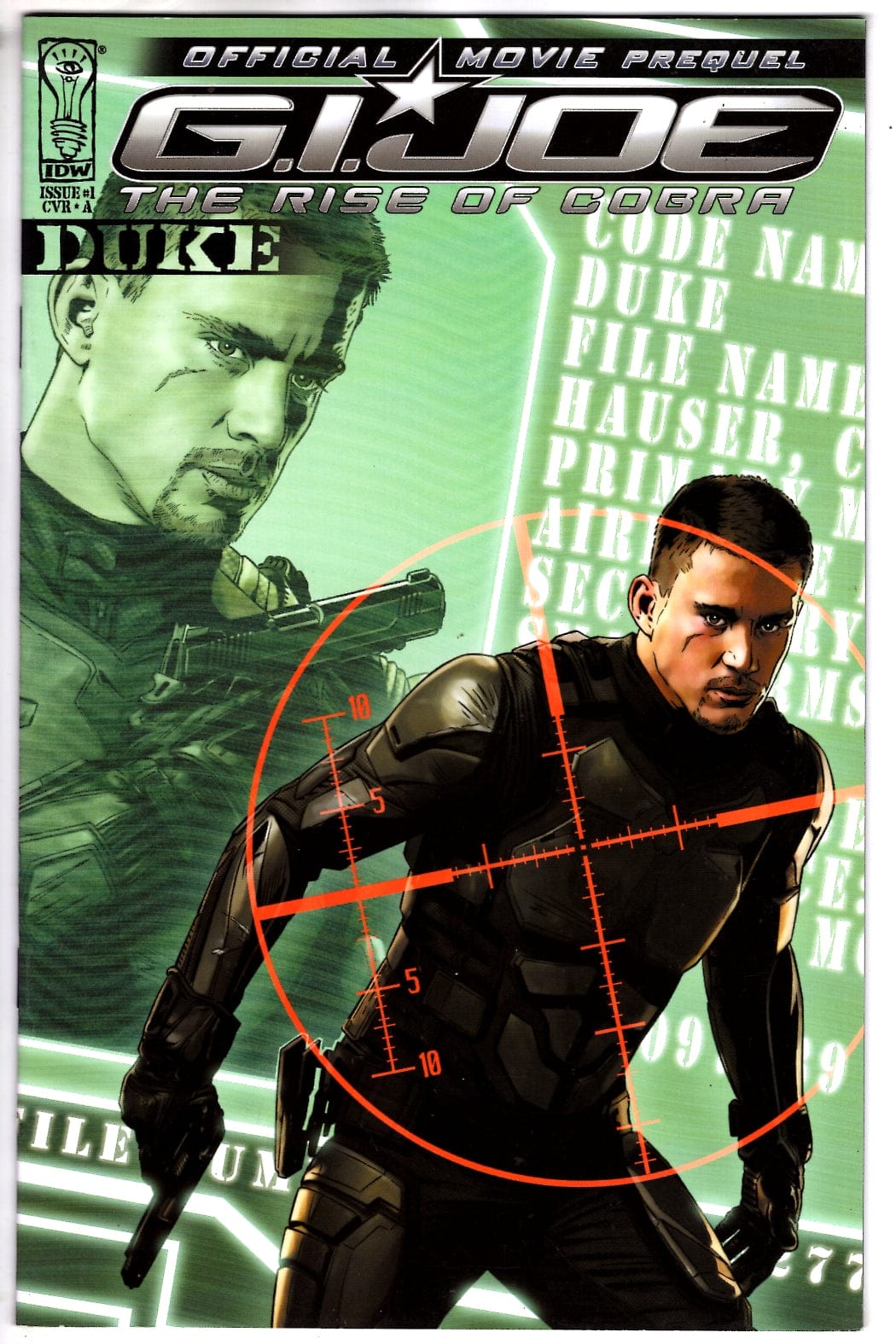IDW PUBLISHING COMIC BOOK GI JOE MOVIE PREQUEL #1 DUKE (VF)