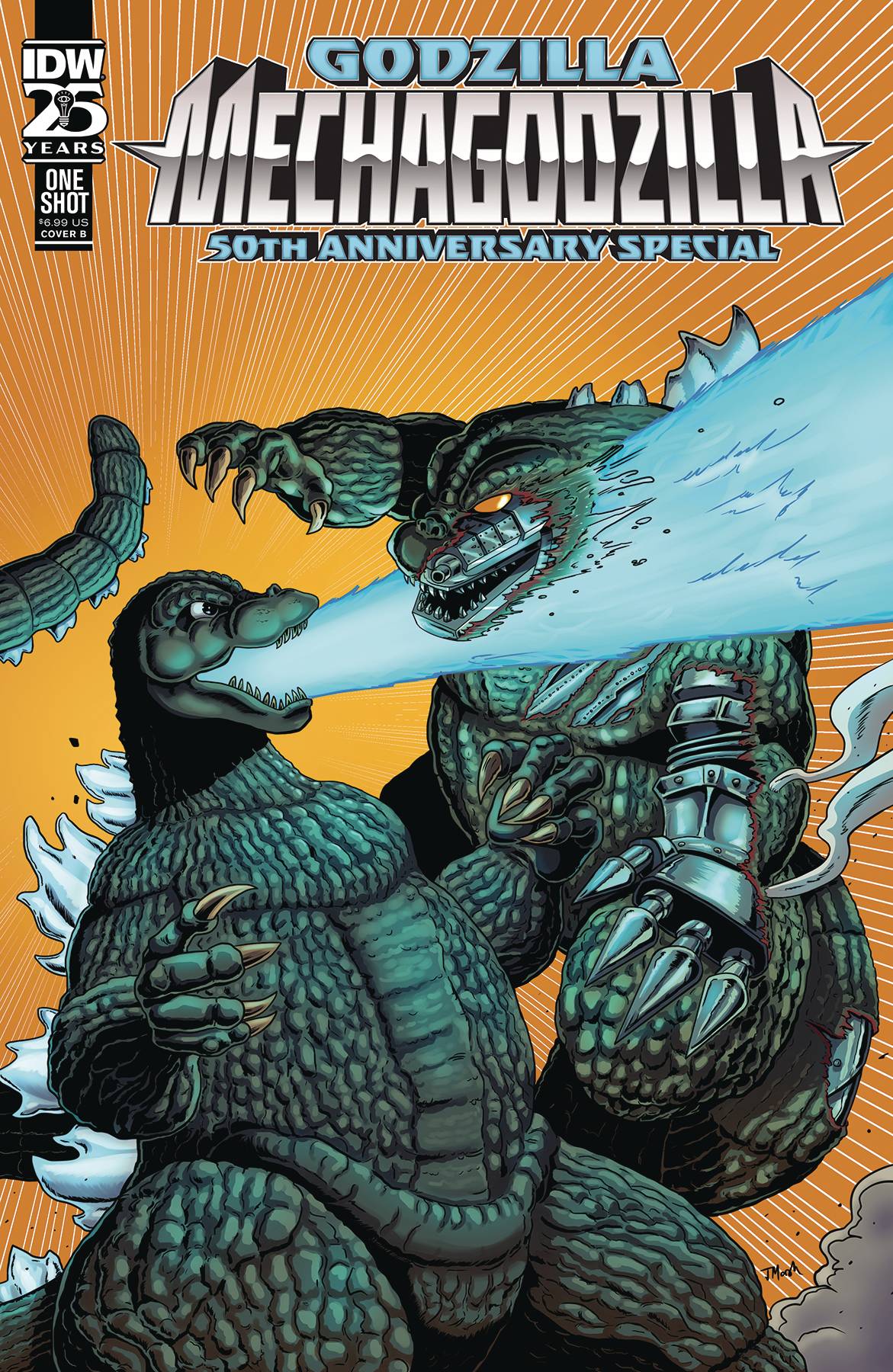 IDW PUBLISHING COMIC BOOK GODZILLA MECHAZILLA 50TH ANNIV #1 CVR B MARSH (MR)