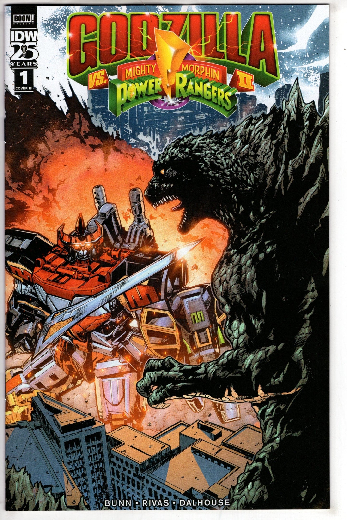 IDW PUBLISHING COMIC BOOK GODZILLA VS MMPR II #1 CVR C 10 COPY PRASETYA