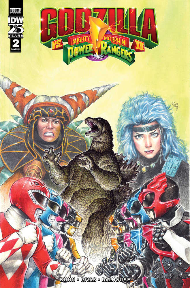 IDW PUBLISHING COMIC BOOK Godzilla vs. The Mighty Morphin Power Rangers II #2 Variant Ri (10) (Su)