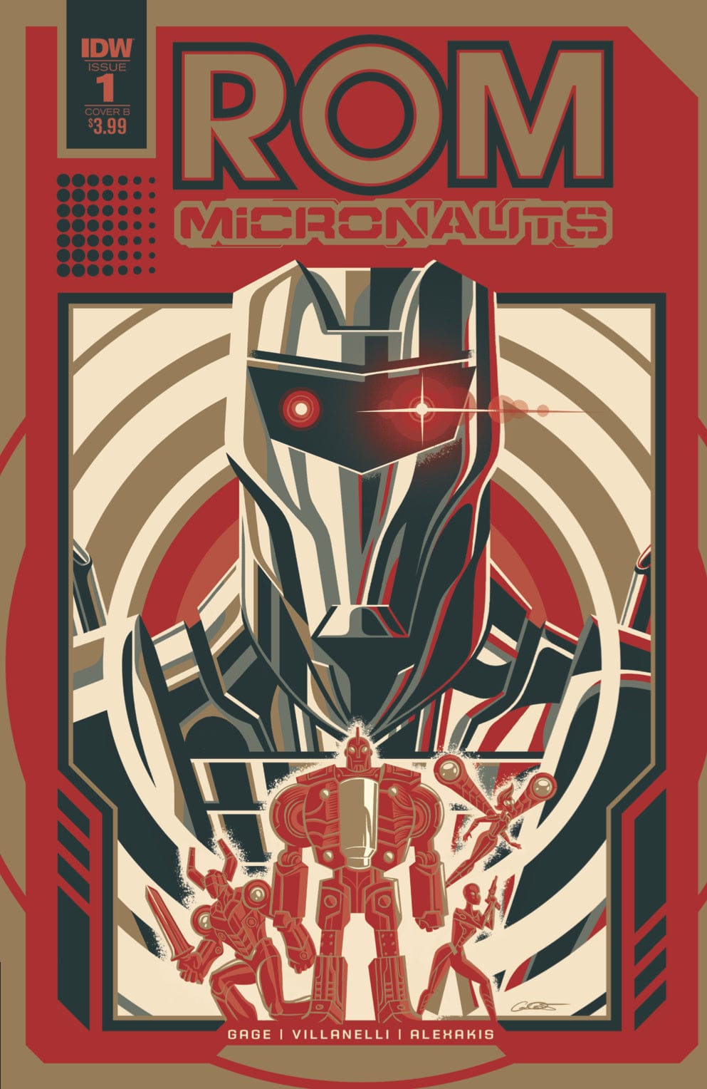 IDW PUBLISHING COMIC BOOK ROM & THE MICRONAUTS #1 (OF 5) CVR B CALTSOUDAS (VF)