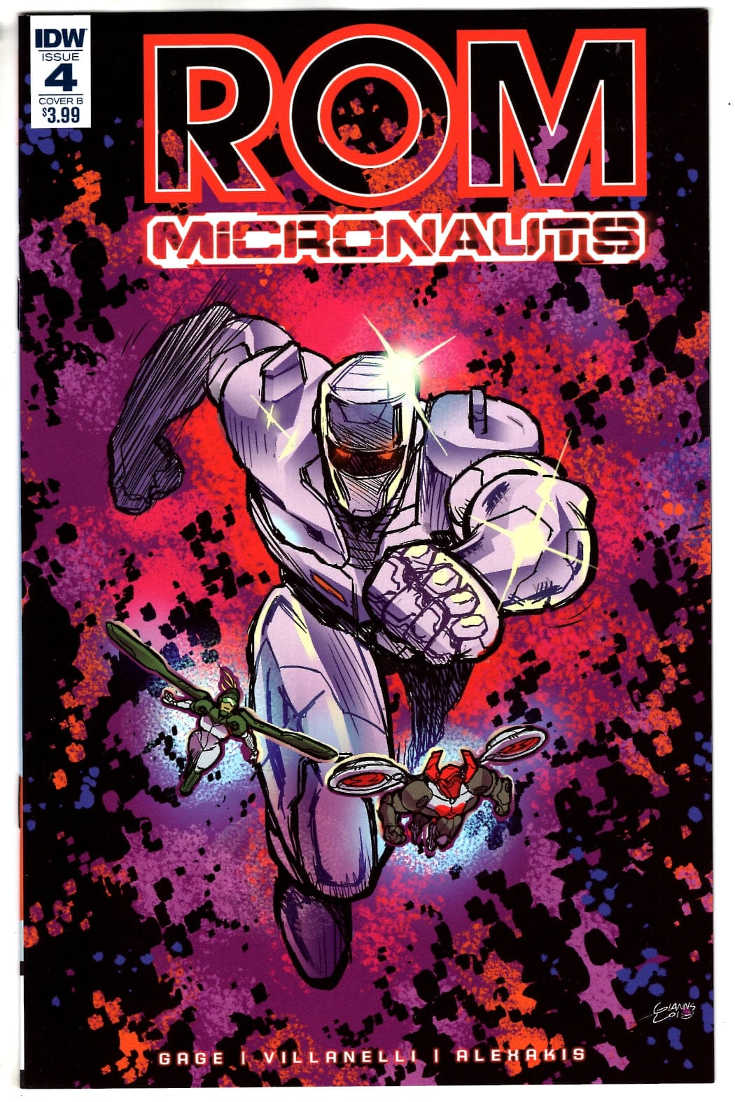 IDW PUBLISHING COMIC BOOK ROM & THE MICRONAUTS #4 (OF 5) CVR B MILONOGIANNIS (VF)