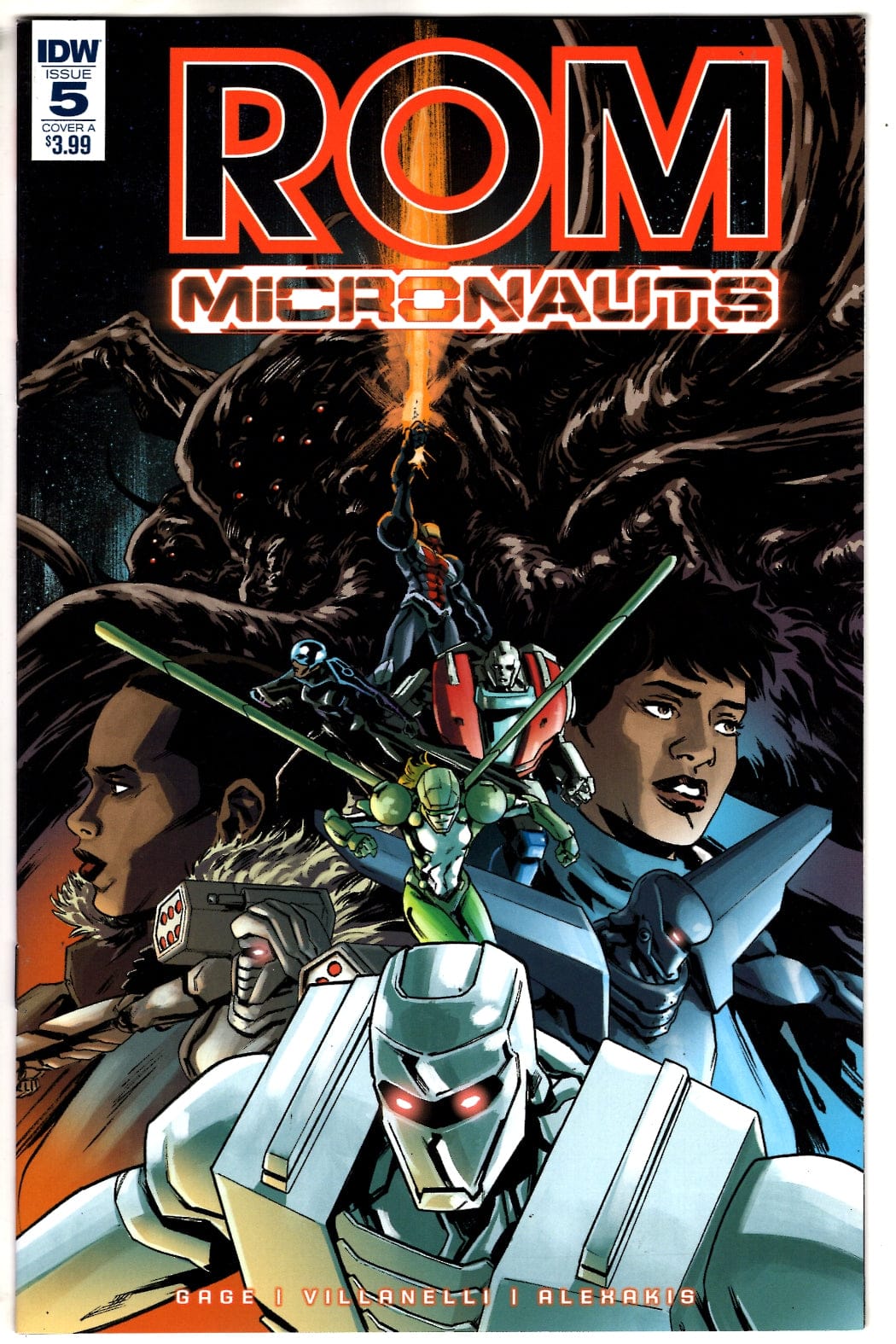 IDW PUBLISHING COMIC BOOK ROM & THE MICRONAUTS #5 (OF 5) CVR A VILLANELLI (VF)