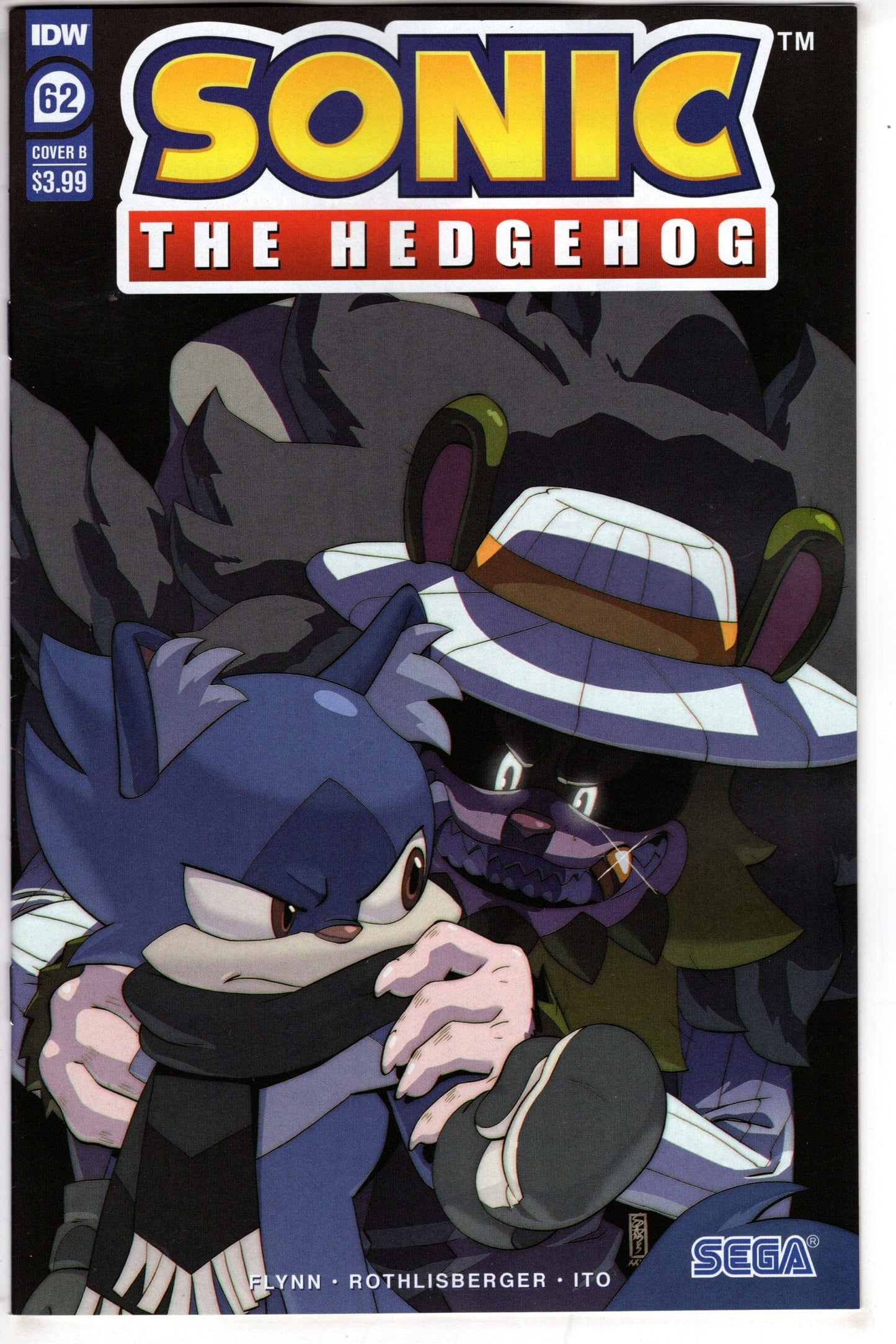 IDW PUBLISHING COMIC BOOK SONIC THE HEDGEHOG #62 CVR B JAMPOLE