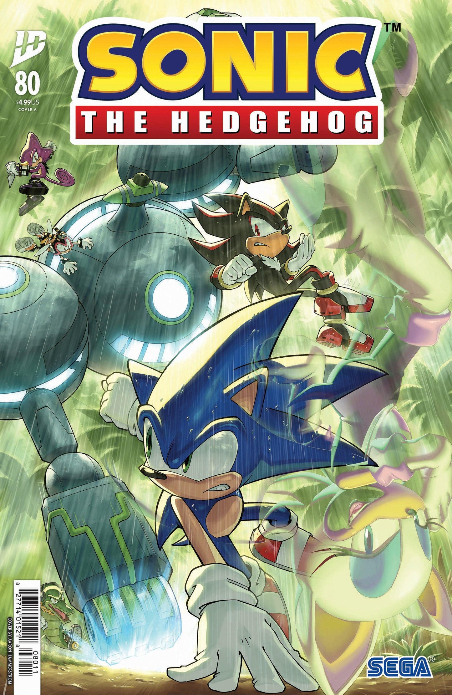 IDW Publishing COMIC BOOK Sonic the Hedgehog #80 Cover A (Hammerstrom)