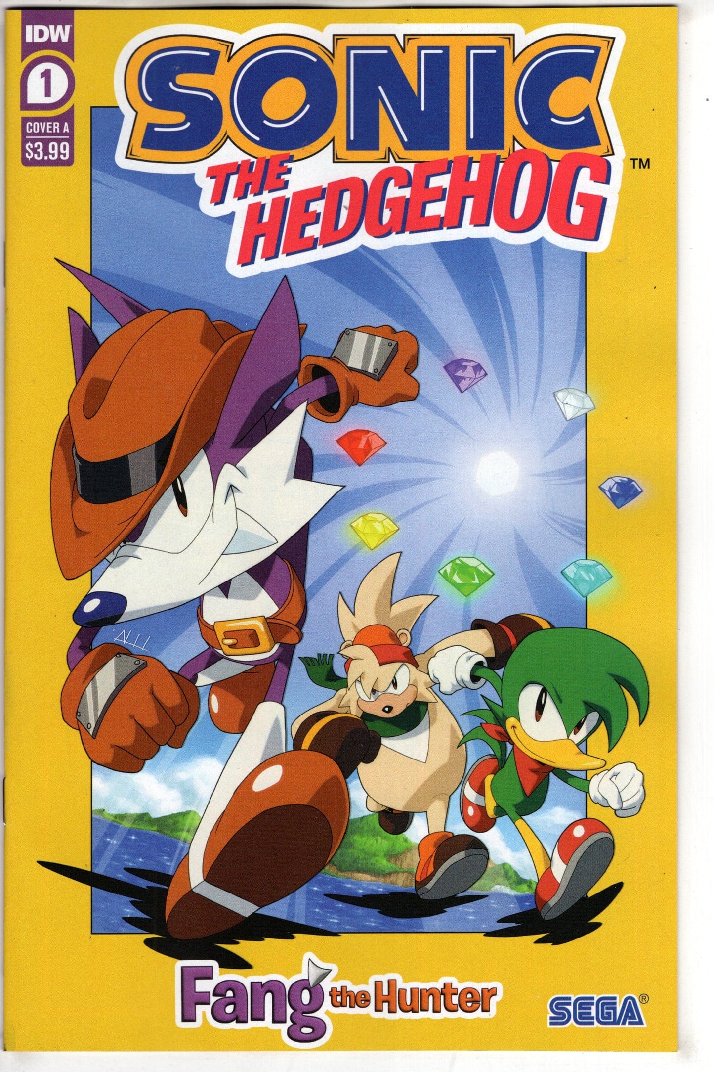 IDW PUBLISHING COMIC BOOK SONIC THE HEDGEHOG FANG HUNTER #1 CVR A HAMMERSTROM