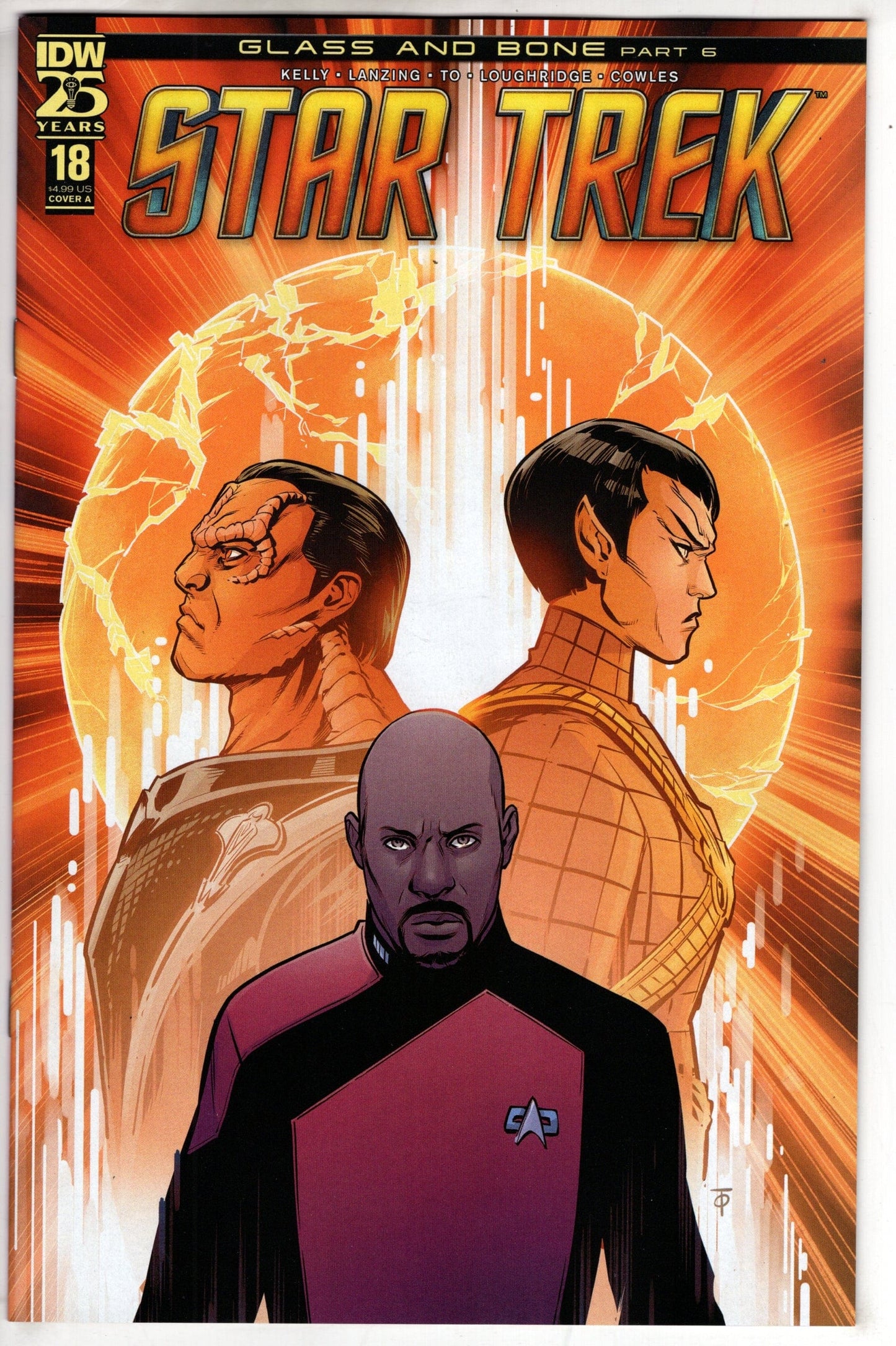 IDW PUBLISHING COMIC BOOK STAR TREK #18 CVR A TO