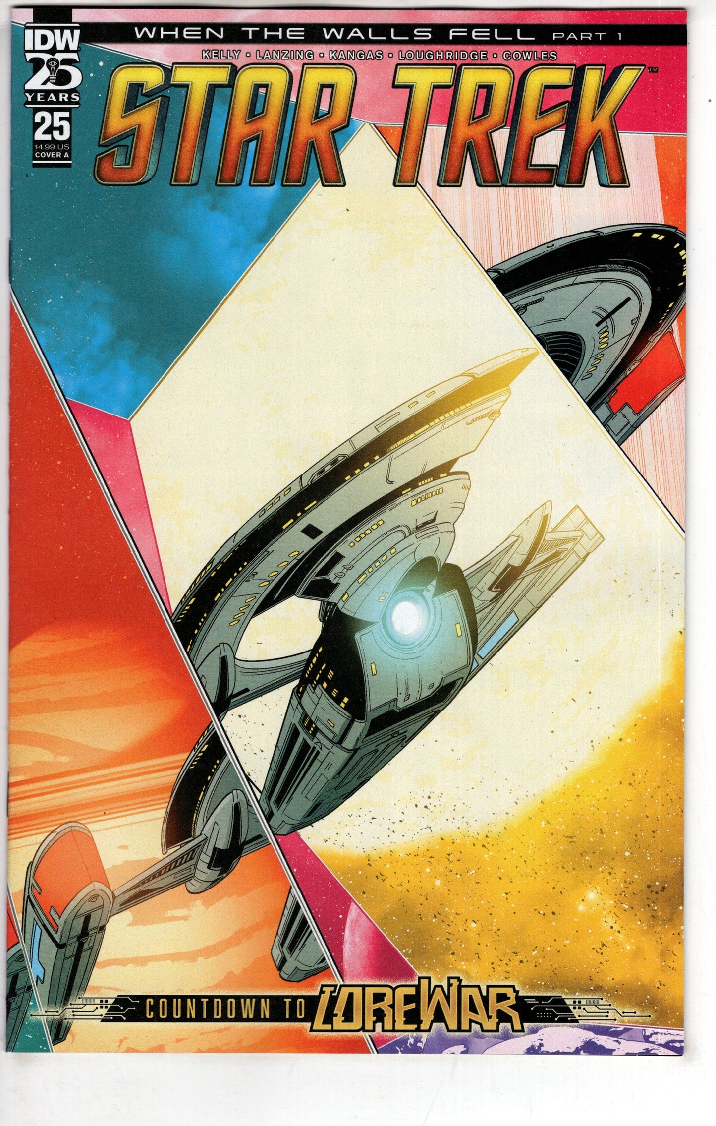 IDW PUBLISHING COMIC BOOK STAR TREK #25 CVR A ROSANAS