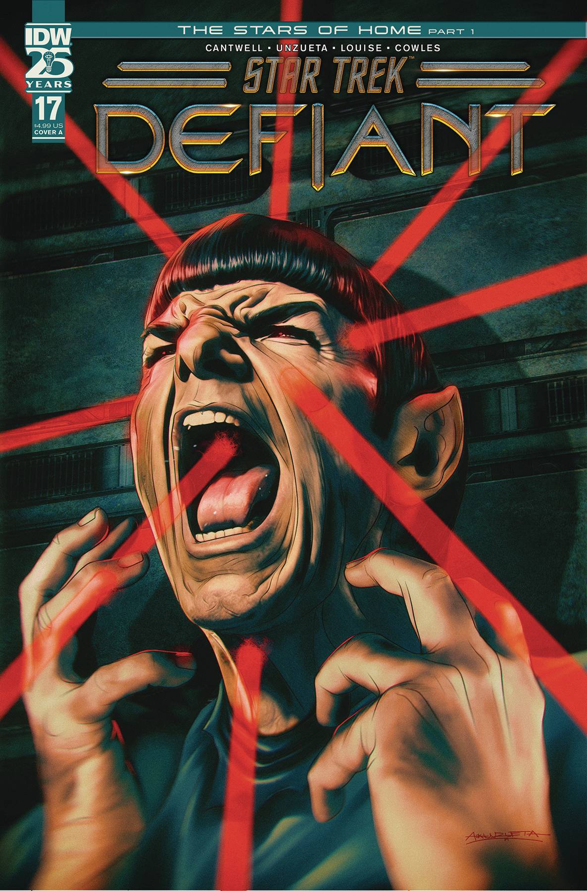 IDW PUBLISHING COMIC BOOK STAR TREK DEFIANT #17 CVR A UNZUETA