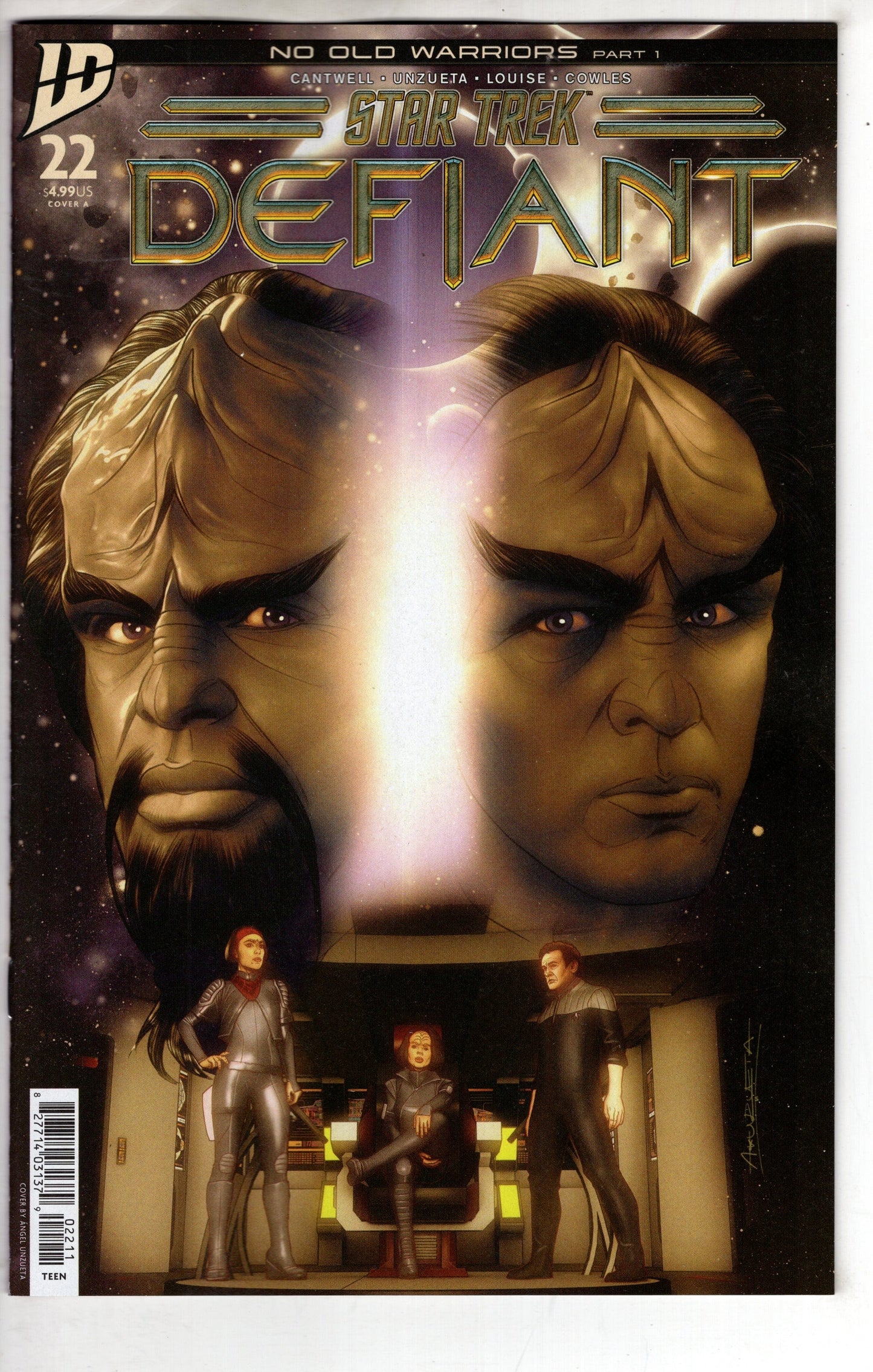 IDW PUBLISHING COMIC BOOK STAR TREK DEFIANT #22 CVR A UNZUETA