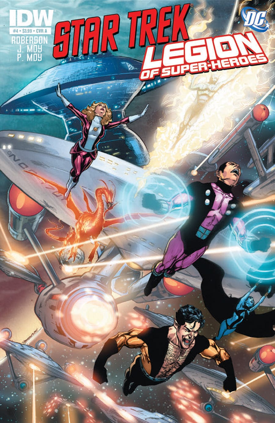 IDW Publishing COMIC BOOK Star Trek/Legion of Super-Heroes #4 - CVR A (VF/NM)
