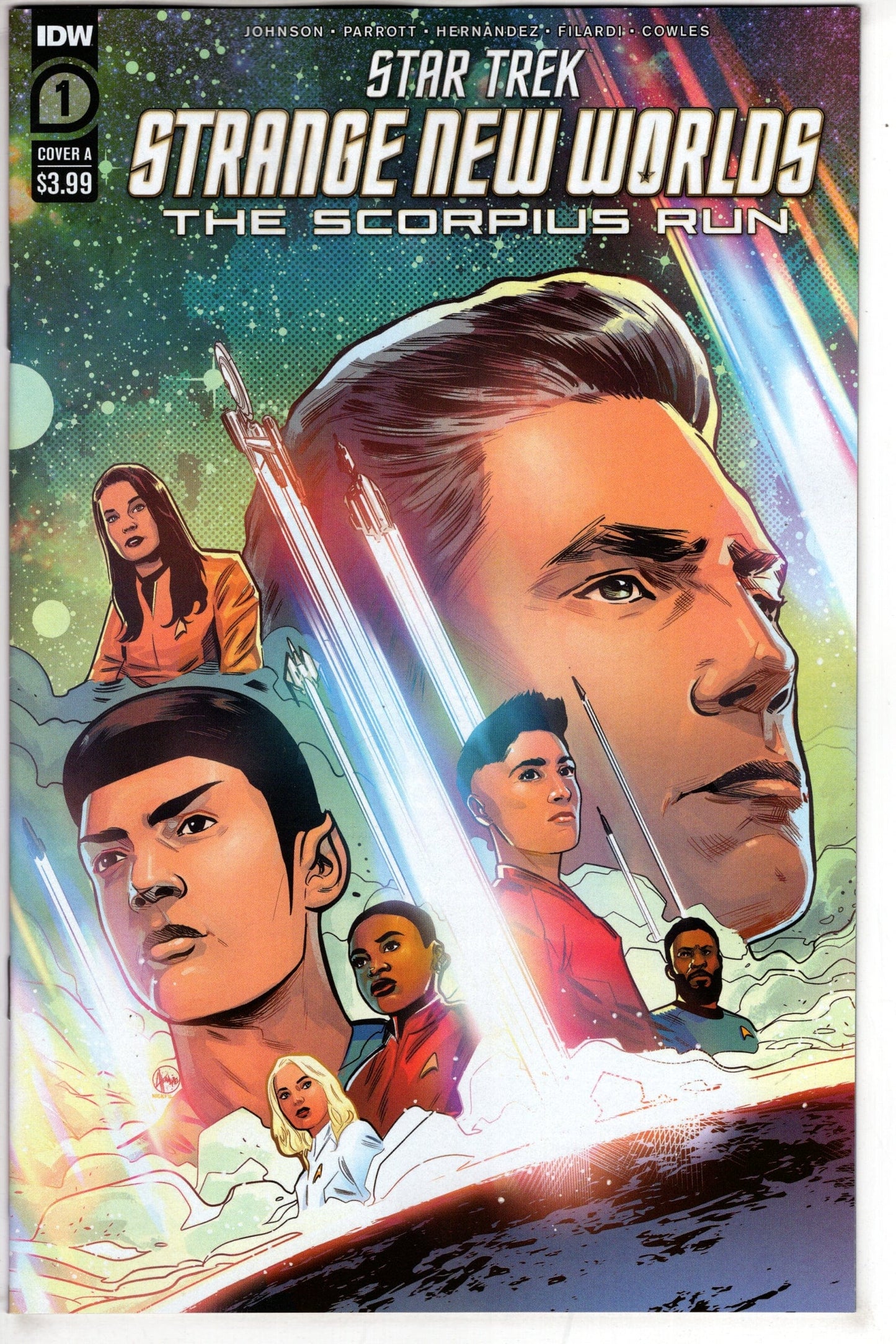IDW PUBLISHING COMIC BOOK STAR TREK SNW SCORPIUS RUN #1 CVR A HERNANDEZ