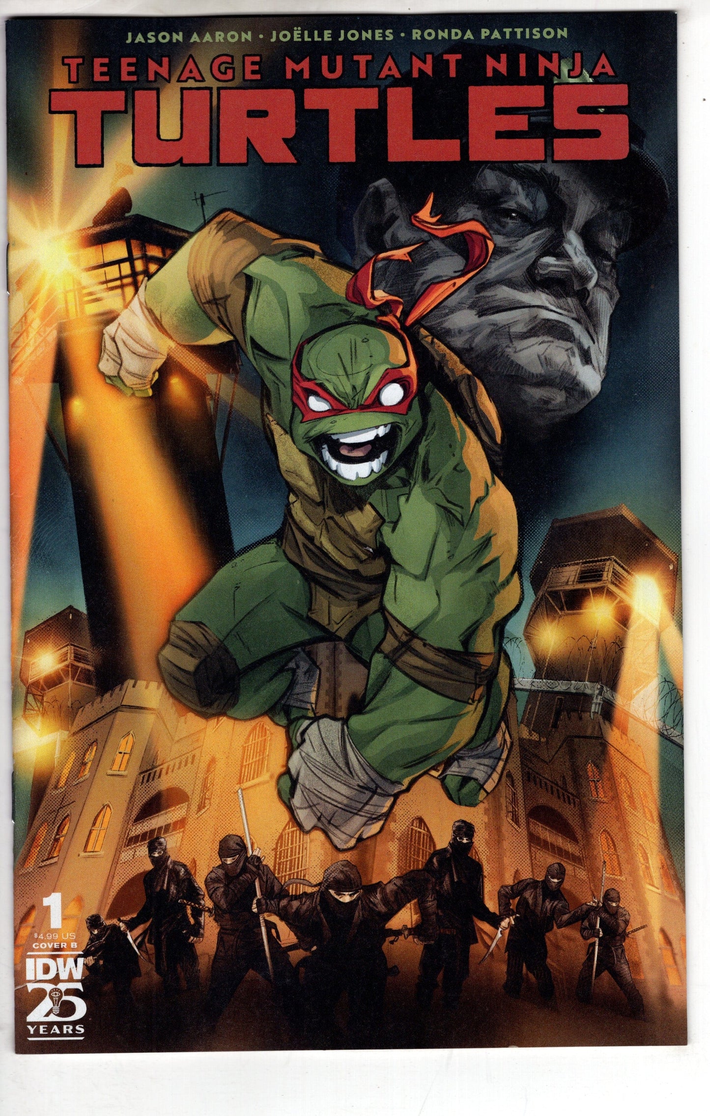 IDW PUBLISHING COMIC BOOK TEENAGE MUTANT NINJA TURTLES 2024 #1 CVR B JONES