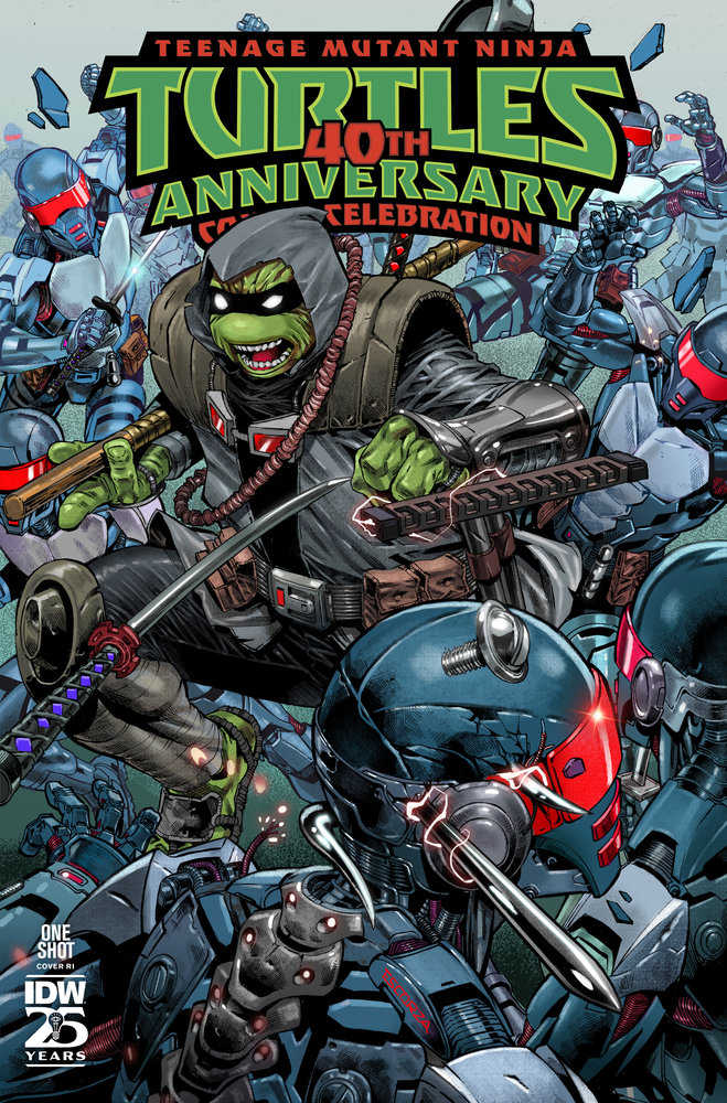 IDW Publishing COMIC BOOK Teenage Mutant Ninja Turtles: 40th Anniversary Comics Celebration Variant Ri (10) (Escorzas)