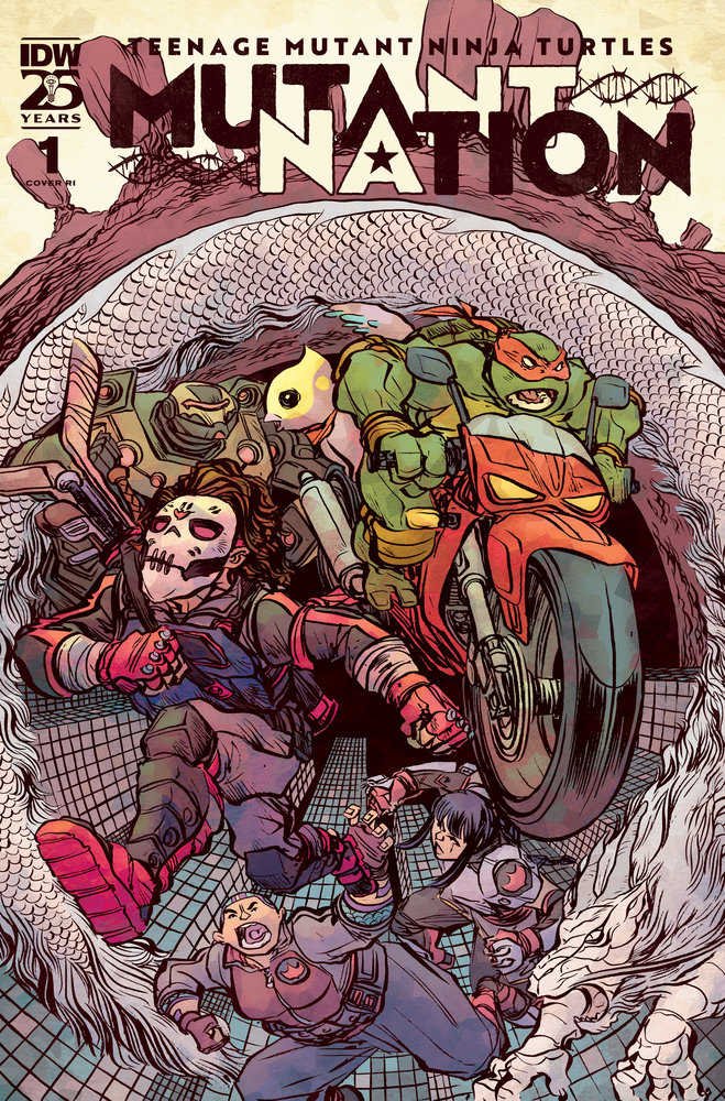 IDW PUBLISHING COMIC BOOK Teenage Mutant Ninja Turtles: Mutant Nation #1 Variant Ri (10) (Lonergan)