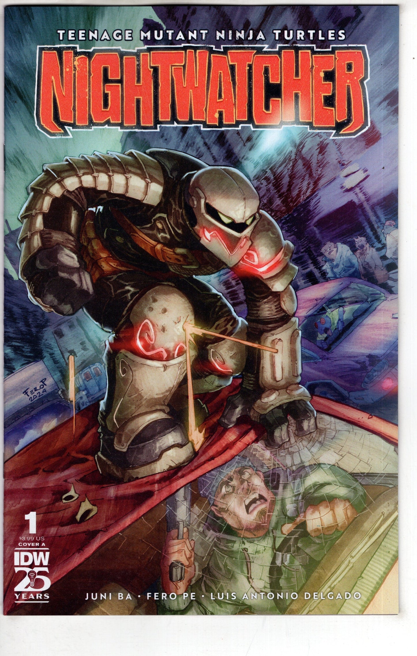 IDW PUBLISHING COMIC BOOK TEENAGE MUTANT NINJA TURTLES NIGHTWATCHER #1 CVR A PE