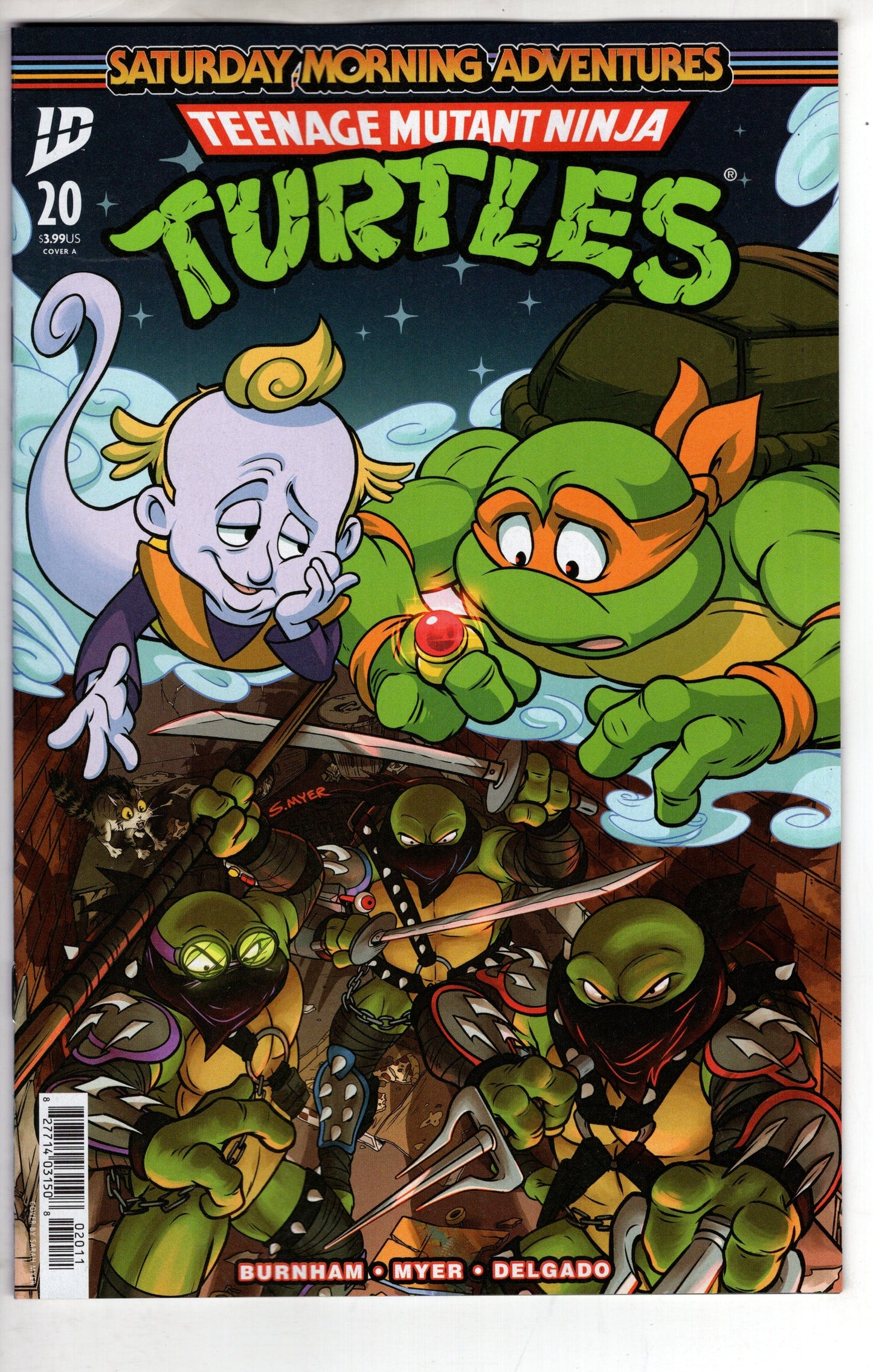 IDW PUBLISHING COMIC BOOK TMNT SATURDAY MORNING ADV #20 CVR A