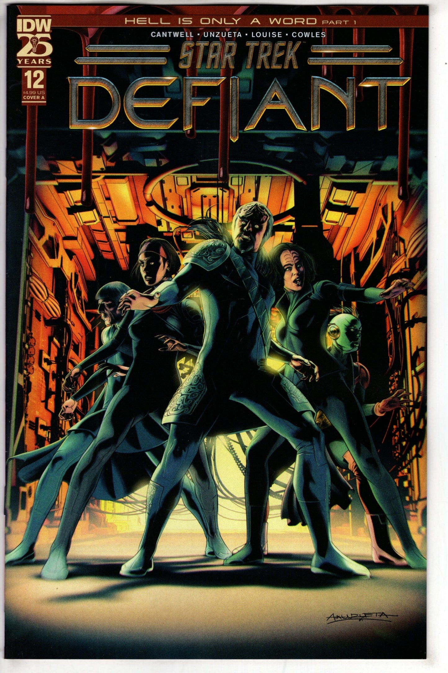 IDW PUBLISHING COMIC BOOKS STAR TREK DEFIANT #12 CVR A UNZUETA