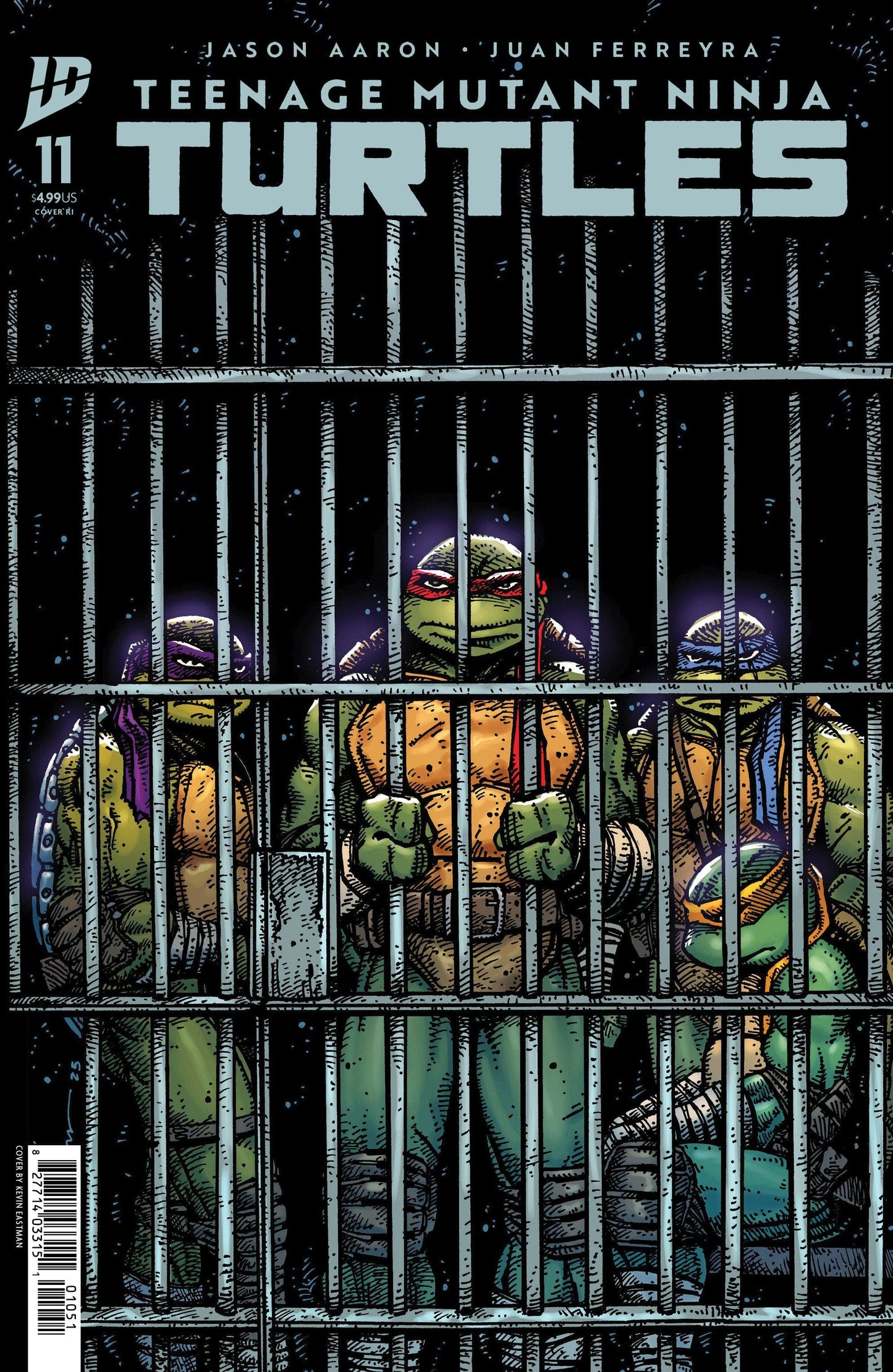 IDW Publishing NEW LAST WEEK Teenage Mutant Ninja Turtles #11 Variant B (Eastman)