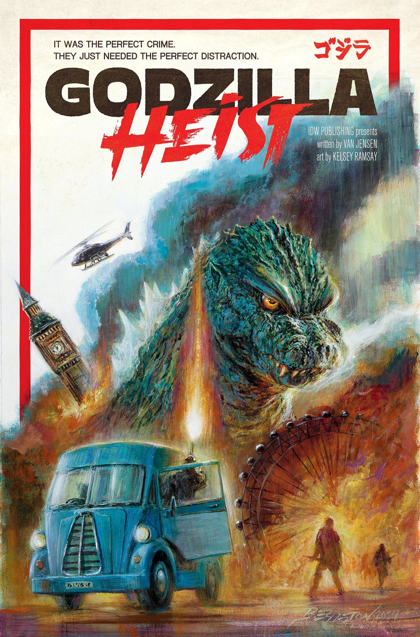IDW Publishing NEW THIS WEEK Godzilla: Heist (VF/NM)