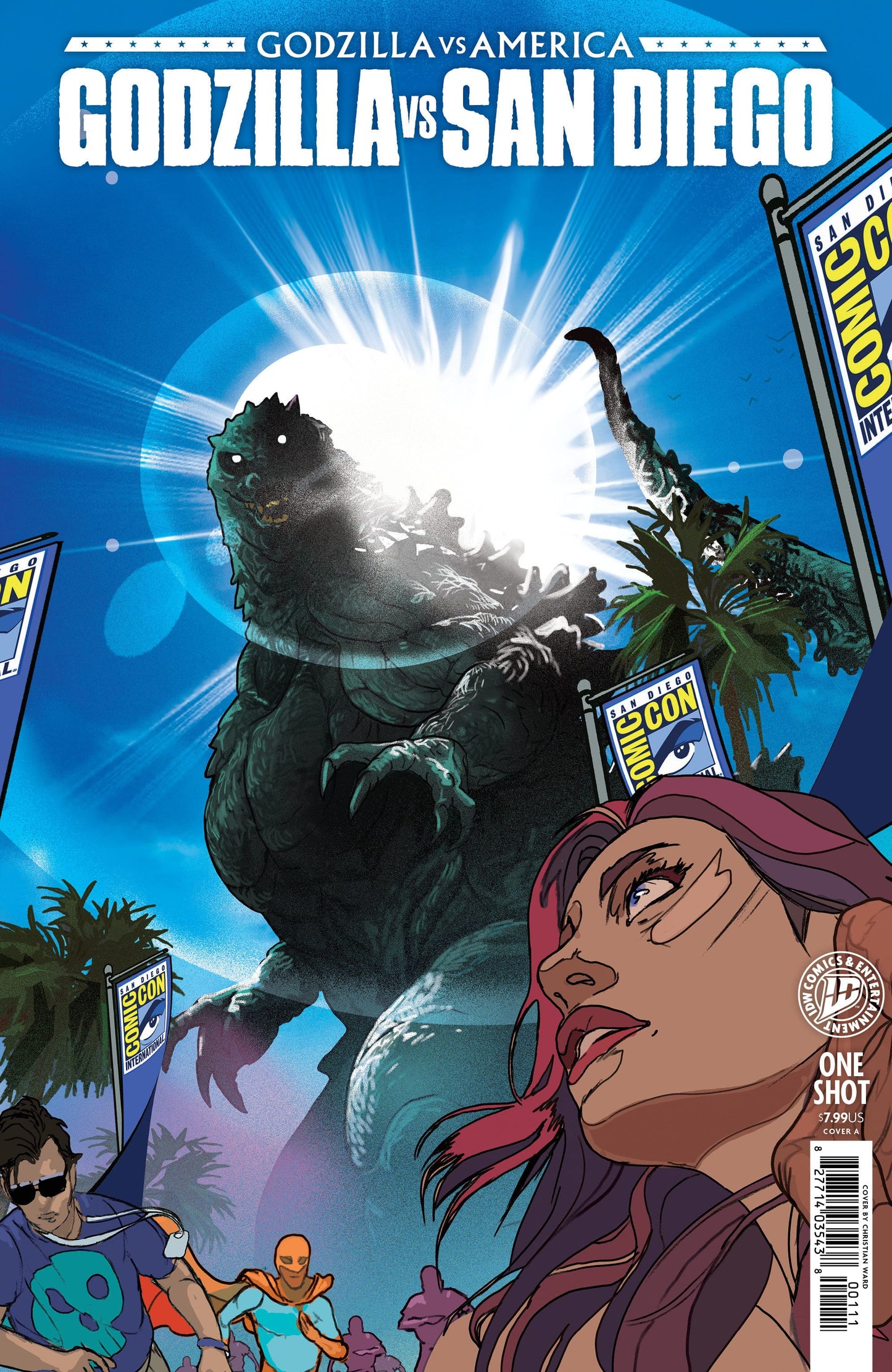 IDW Publishing NEW THIS WEEK Godzilla Vs. America: San Diego Cover A (Ward) (VF/NM)