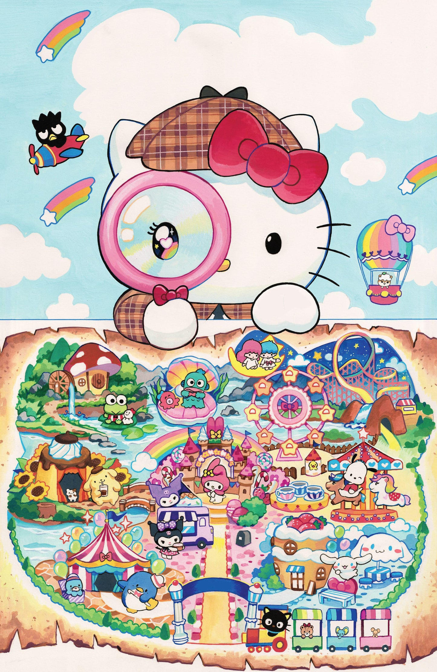 IDW Publishing NEW THIS WEEK Hello Kitty and Friends: Hello World! #1 Variant RI (100) (Gonzales Full Art) (VF/NM)