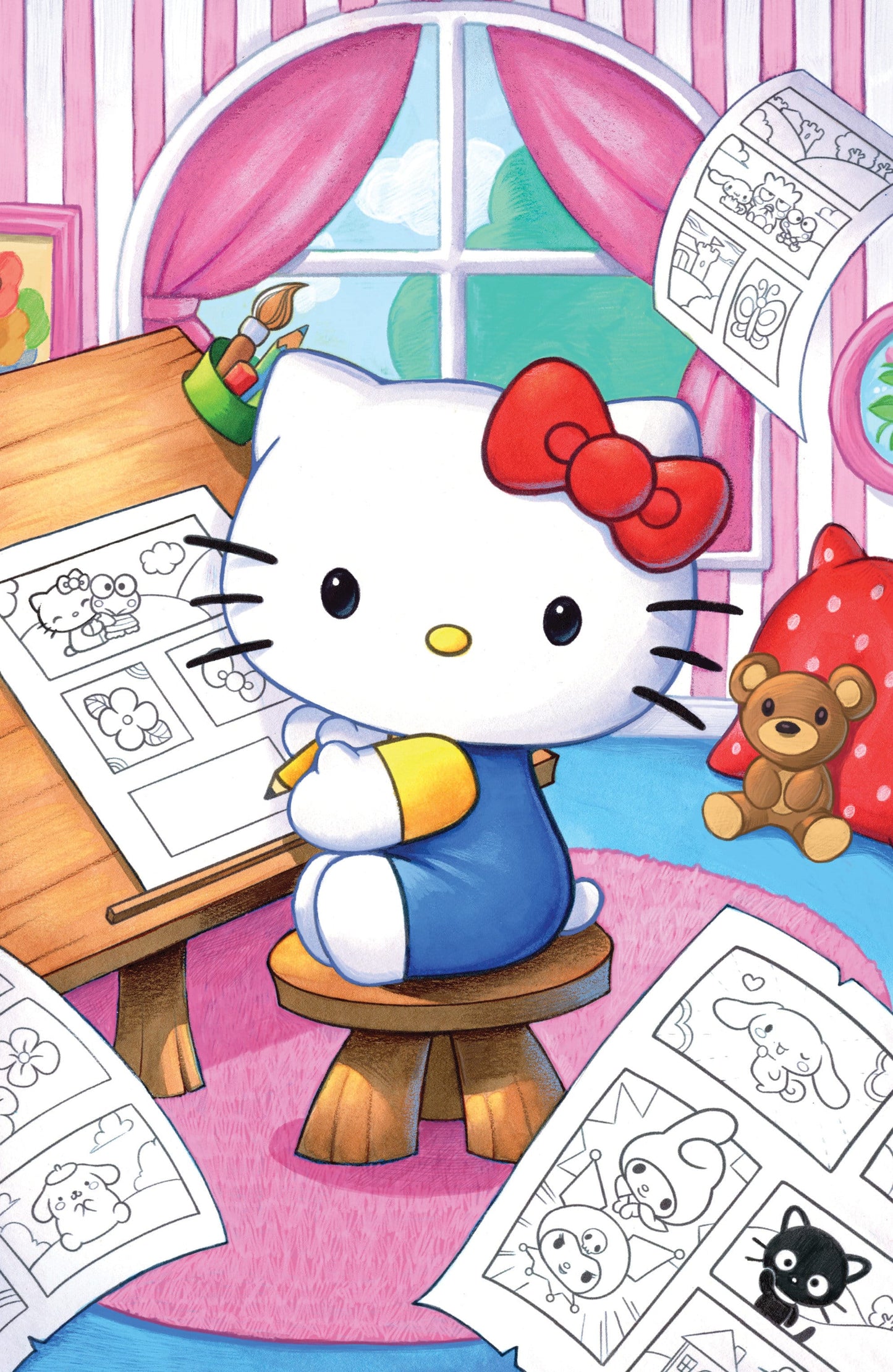IDW Publishing NEW THIS WEEK Hello Kitty and Friends: Hello World! #1 Variant RI (50) (Zullo Uminga Full Art) (VF/NM)