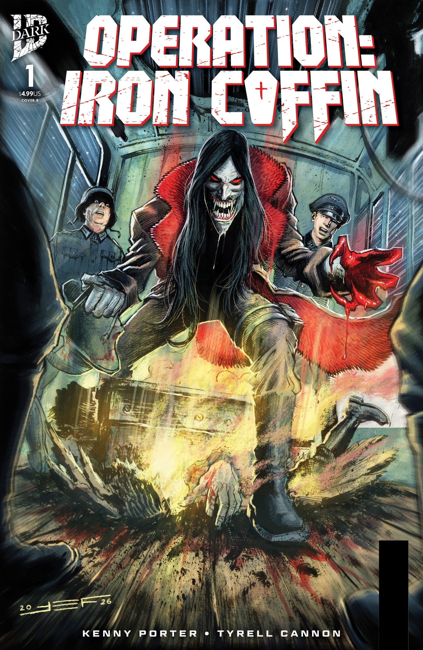 IDW Publishing NEW THIS WEEK Operation: Iron Coffin #1 Variant B (Ferreyra) (VF/NM)