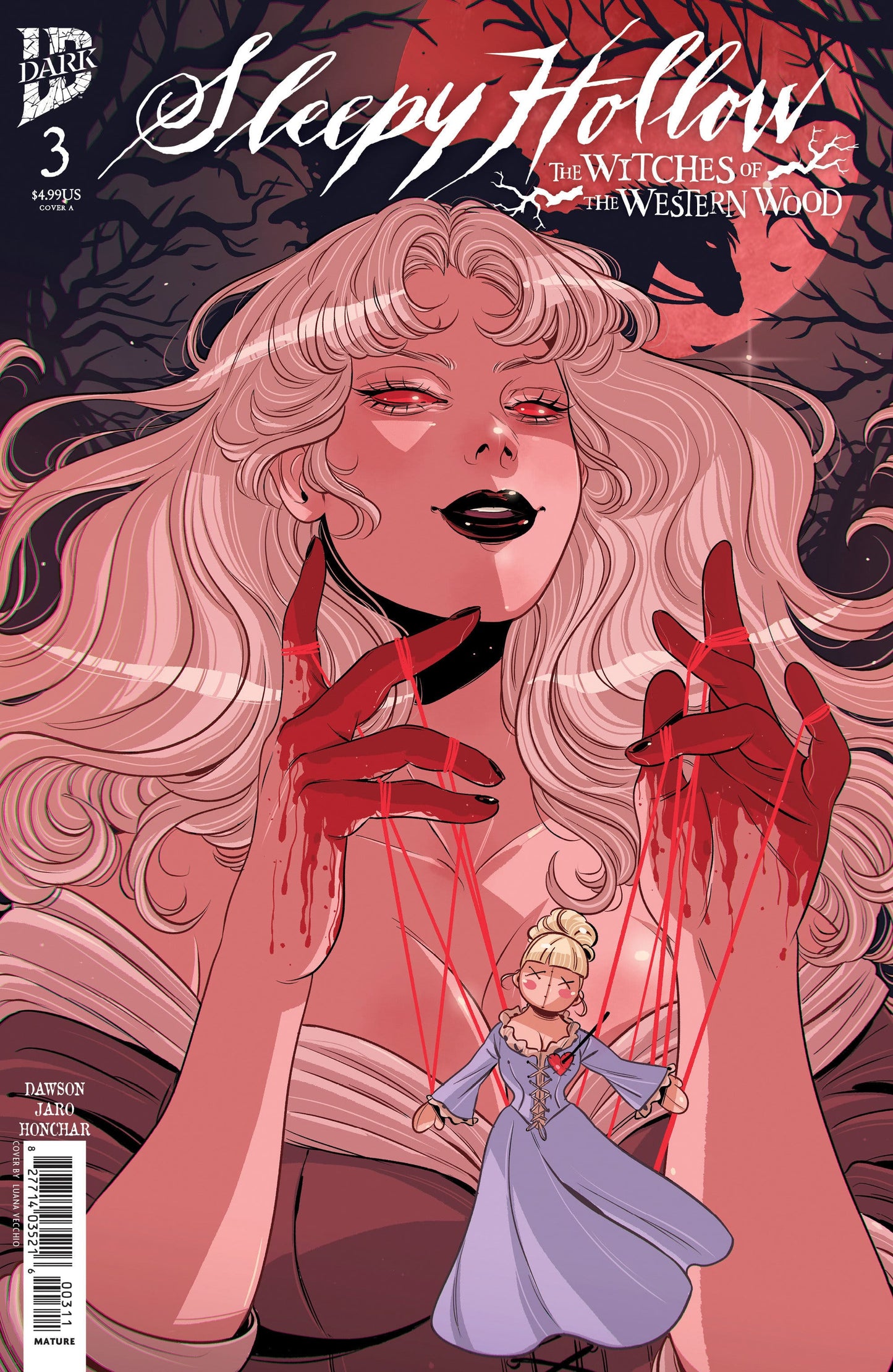 IDW Publishing NEW THIS WEEK Sleepy Hollow: The Witches of the Western Wood #3 Cover A (Vecchio) (VF/NM)