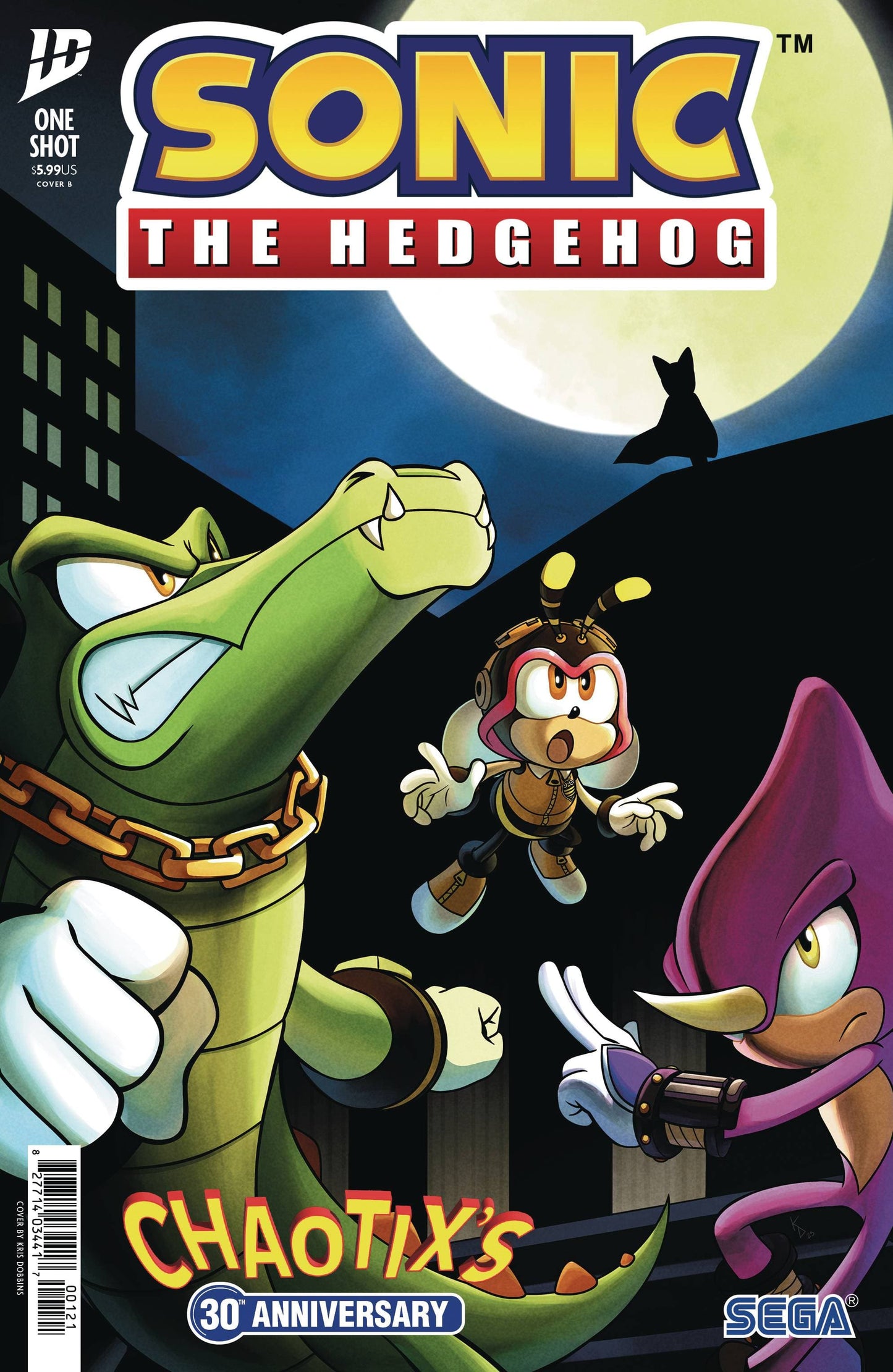 IDW Publishing NEW THIS WEEK Sonic the Hedgehog: Chaotix's 30th Anniversary Special Variant B (Dobbins)