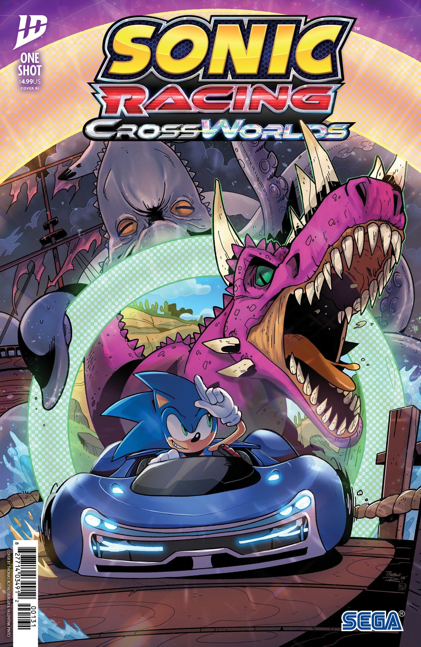 IDW Publishing NEW THIS WEEK Sonic the Hedgehog: Sonic Racing CrossWorlds Variant RI (10) (Rothlisberger) (VF/NM)