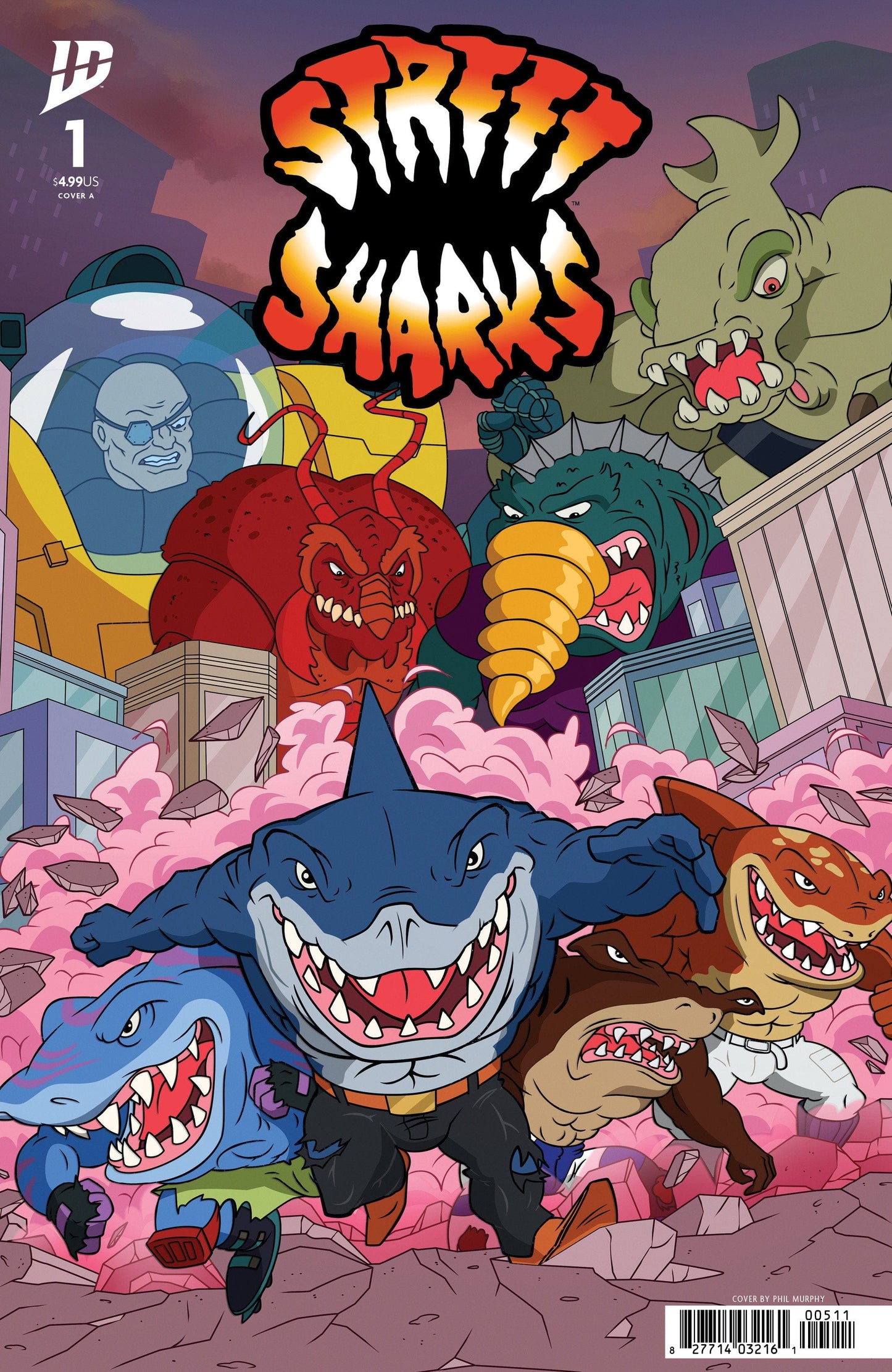 IDW Publishing NEW THIS WEEK Street Sharks #1 Cover A (Murphy)