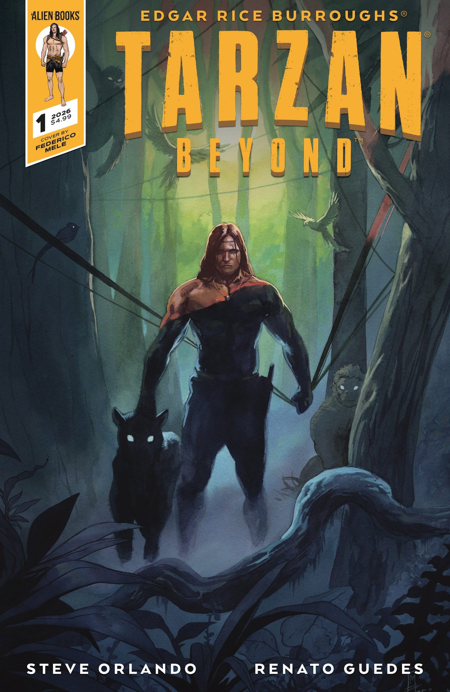 IDW Publishing NEW THIS WEEK Tarzan Beyond #1 Variant B (Mele) (VF/NM)