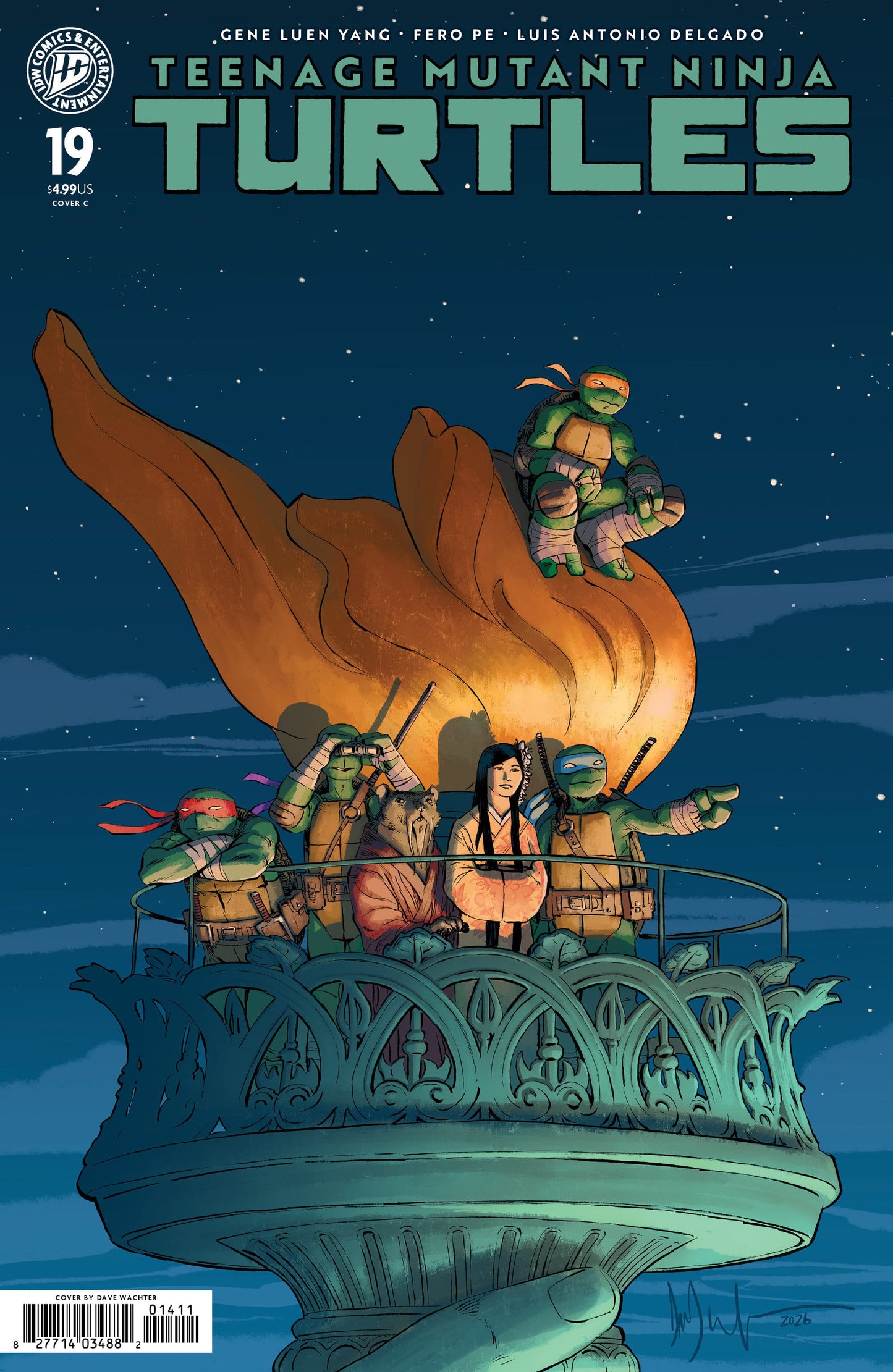 IDW Publishing NEW THIS WEEK Teenage Mutant Ninja Turtles #19 Variant C (Wachter) (VF/NM)