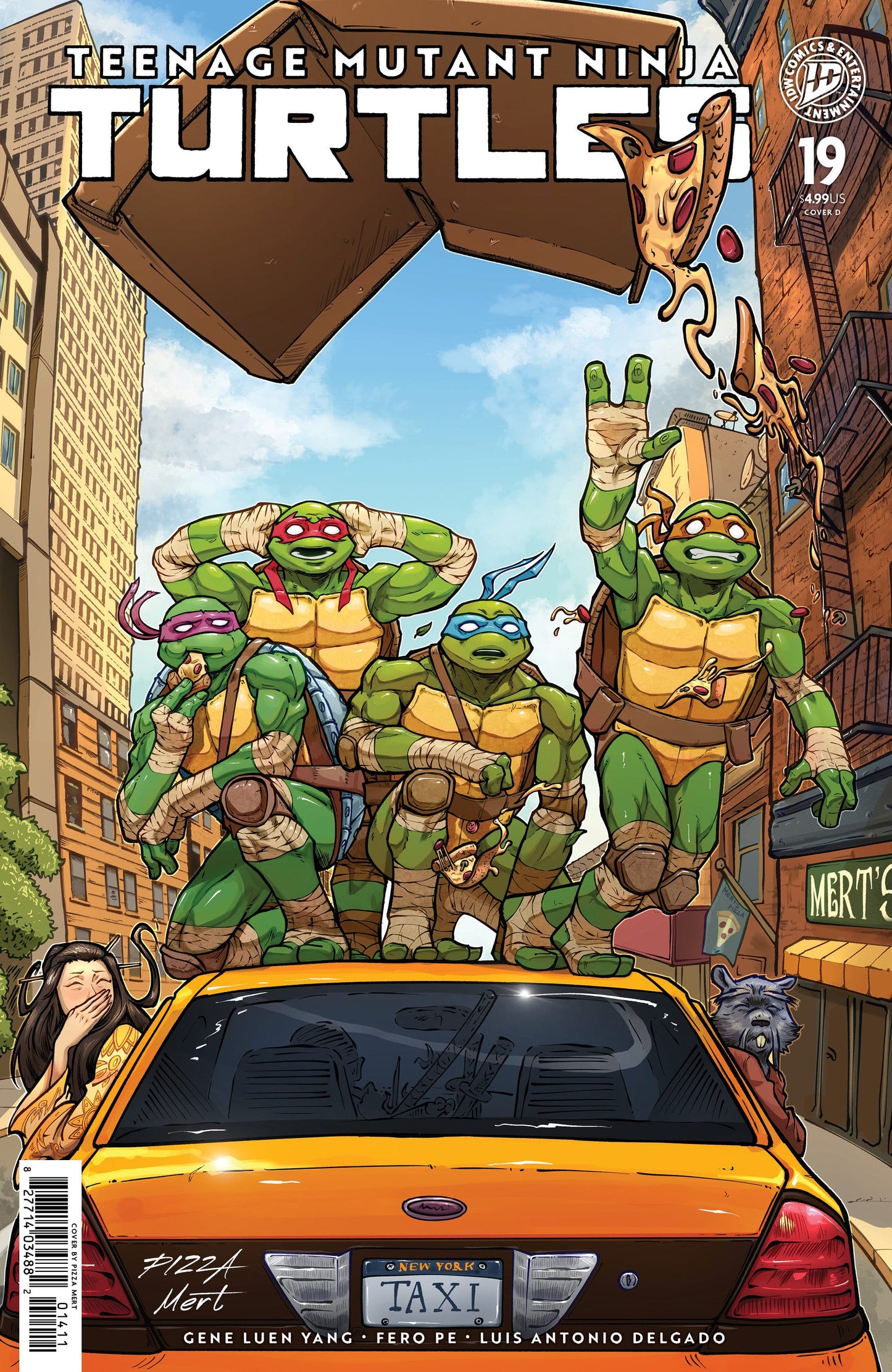 IDW Publishing NEW THIS WEEK Teenage Mutant Ninja Turtles #19 Variant D (Mert) (VF/NM)