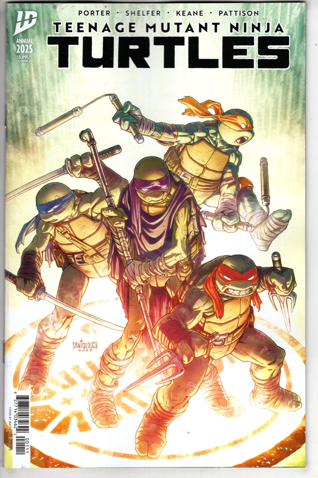 IDW Publishing NEW THIS WEEK Teenage Mutant Ninja Turtles: Annual 2025 Cover A (Santolouco)