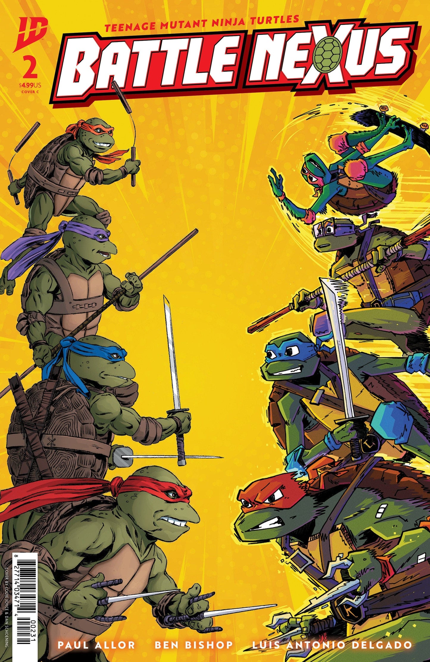 IDW Publishing NEW THIS WEEK Teenage Mutant Ninja Turtles: Battle Nexus #2 Variant C (Joyce & Schoening) (VF/NM)