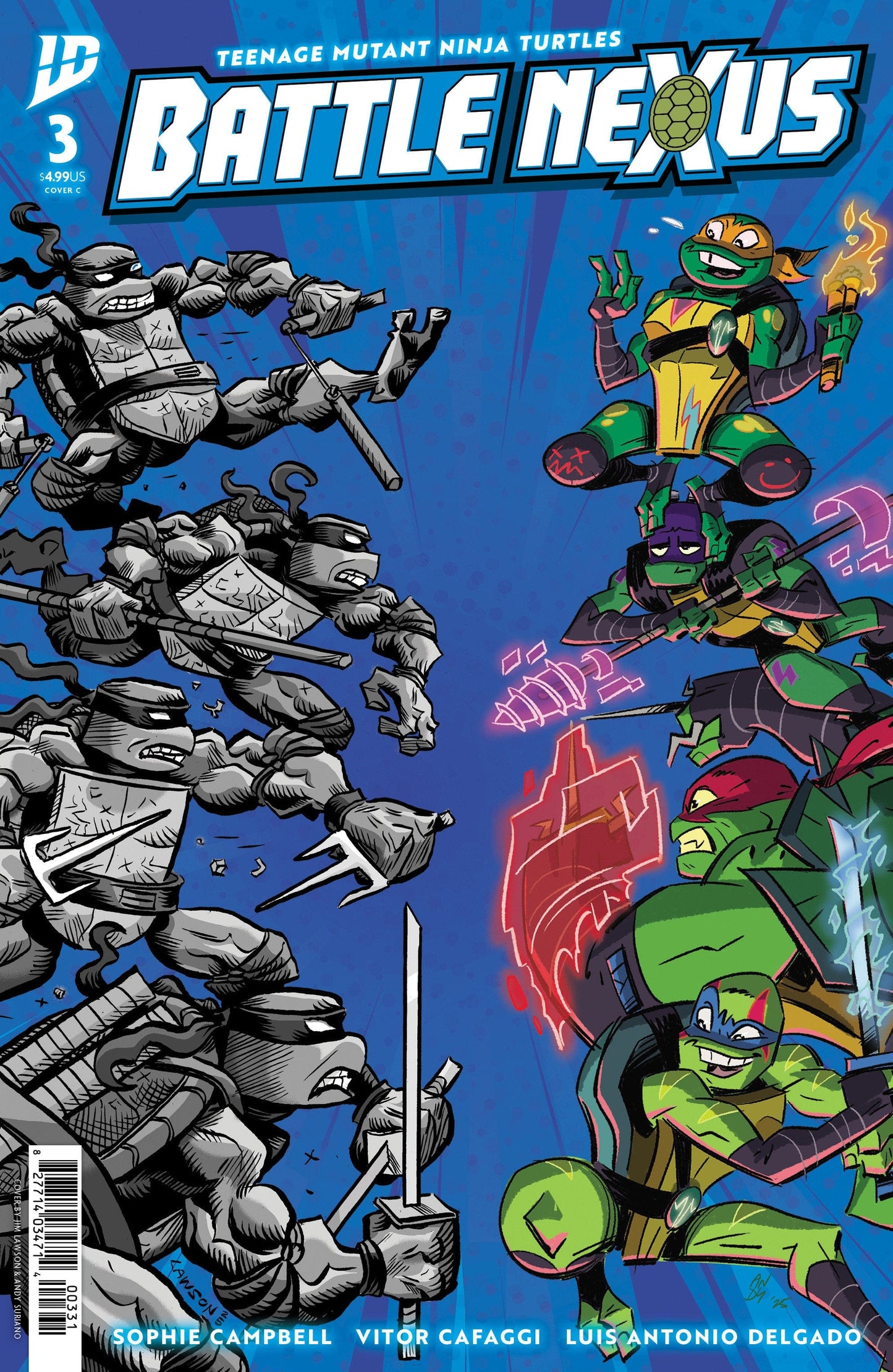 IDW Publishing NEW THIS WEEK Teenage Mutant Ninja Turtles: Battle Nexus #3 Variant C (Lawson & Suriano) (VF/NM)