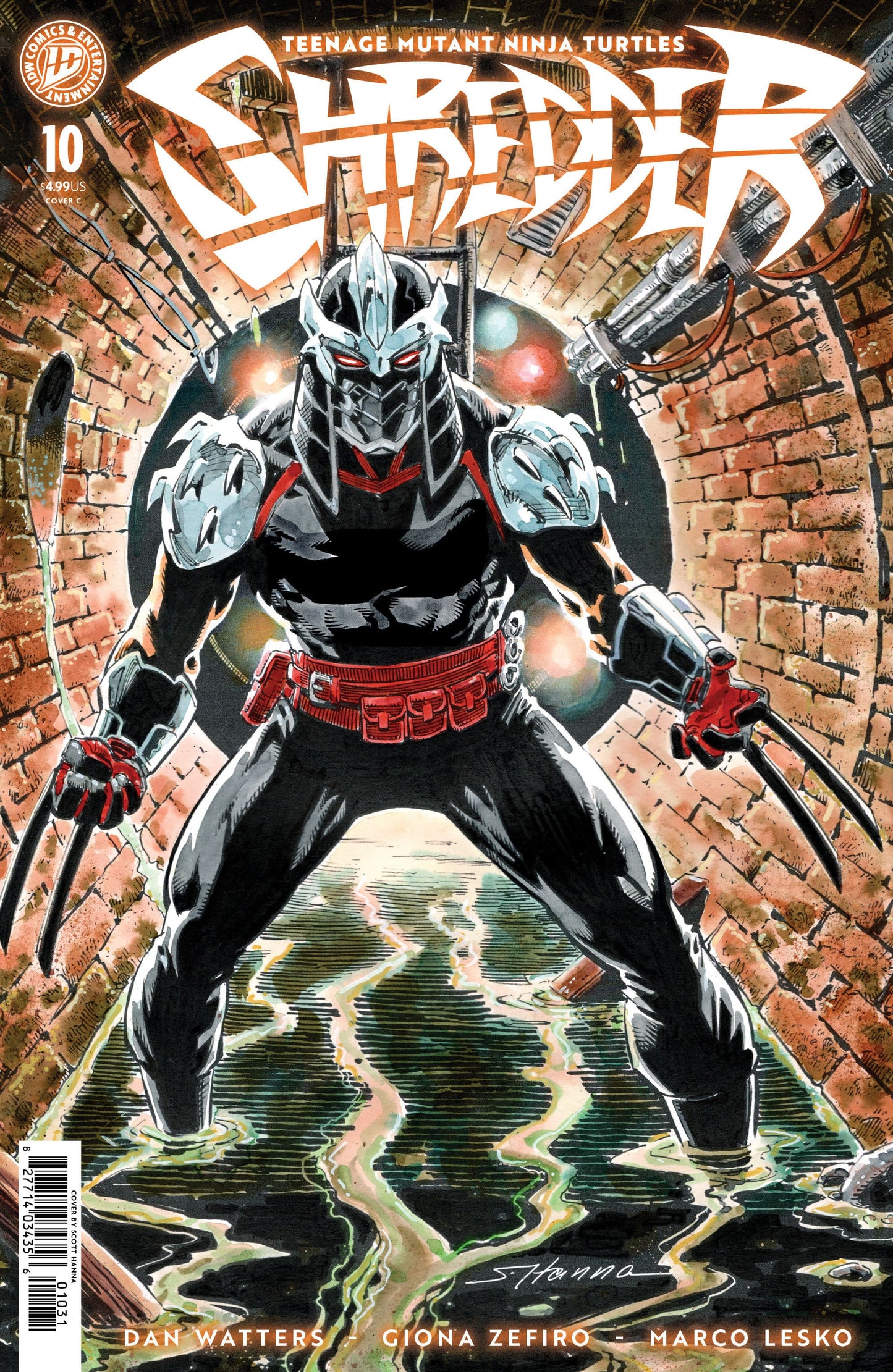 IDW Publishing NEW THIS WEEK Teenage Mutant Ninja Turtles: Shredder #10 Variant C (Hanna) (VF/NM)