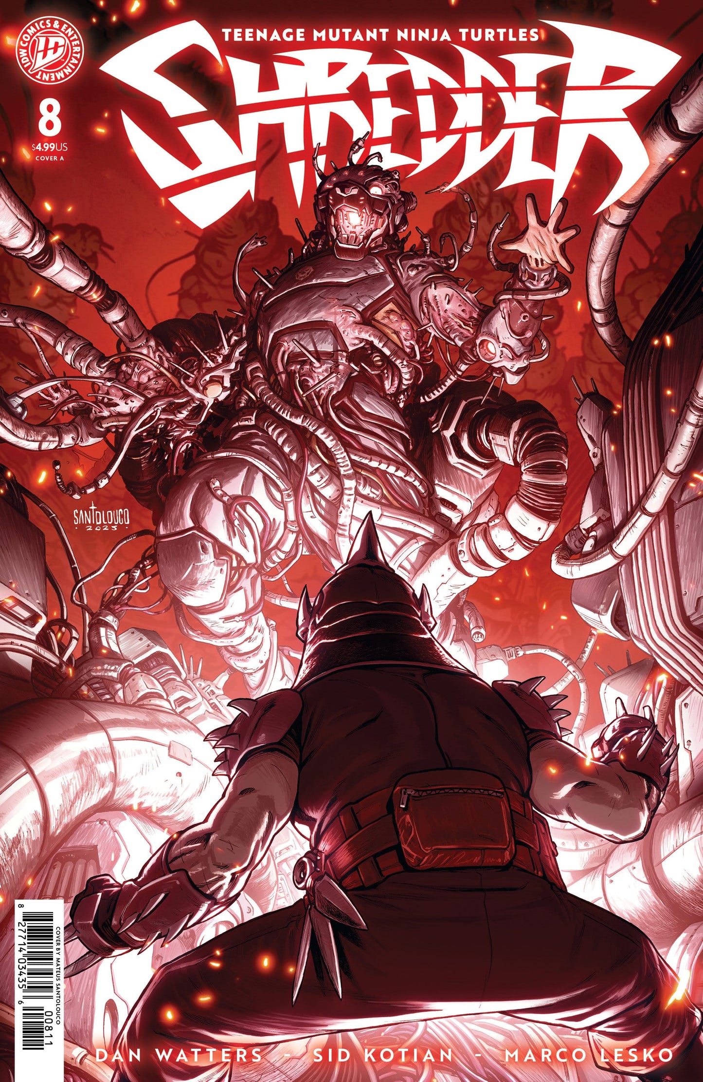 IDW Publishing NEW THIS WEEK Teenage Mutant Ninja Turtles: Shredder #8 Cover A (Santolouco) (VF/NM)