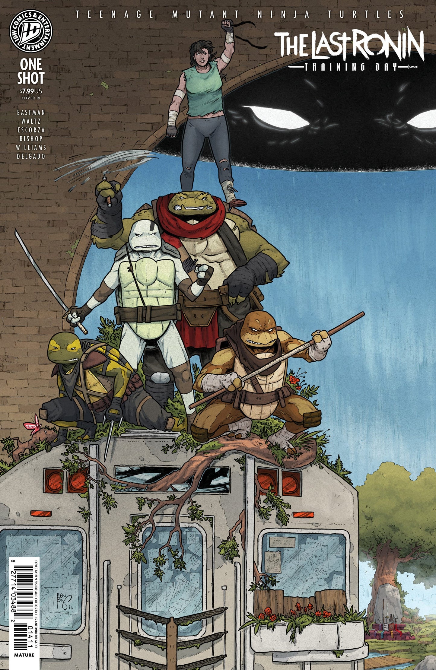 IDW Publishing NEW THIS WEEK Teenage Mutant Ninja Turtles: The Last Ronin--Training Day Variant RI (15) (Bishop) (VF/NM)