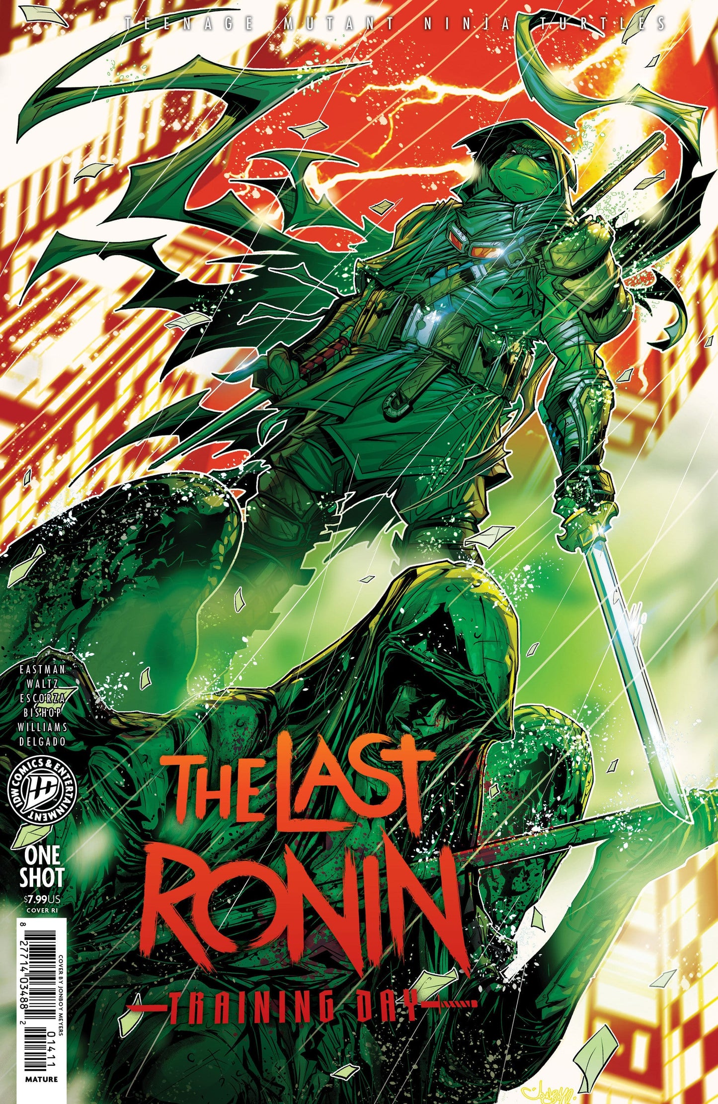 IDW Publishing NEW THIS WEEK Teenage Mutant Ninja Turtles: The Last Ronin--Training Day Variant RI (25) (Meyers) (VF/NM)
