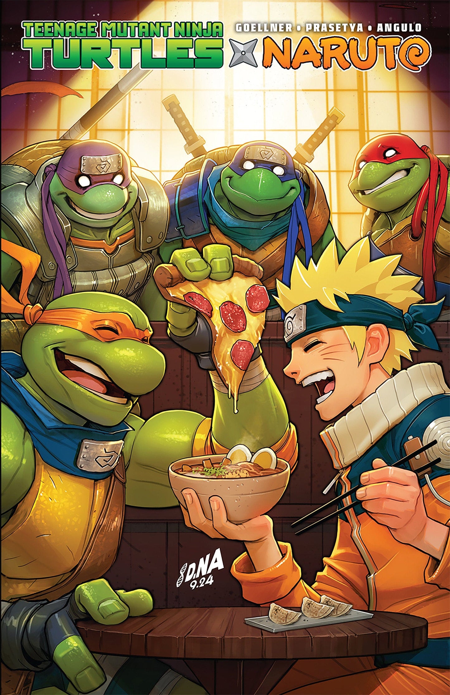 IDW Publishing NEW THIS WEEK Teenage Mutant Ninja Turtles x Naruto (DM)