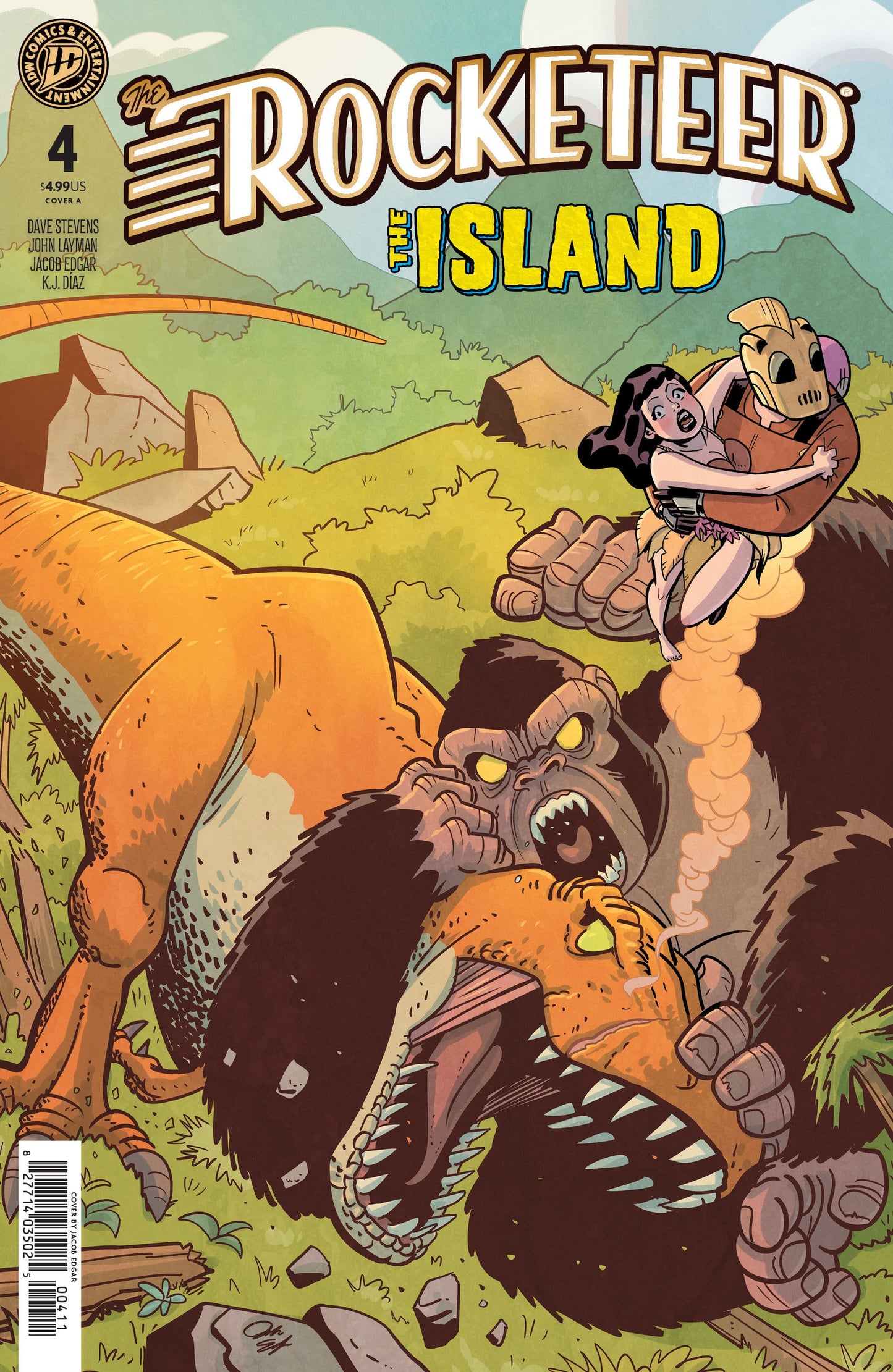IDW Publishing NEW THIS WEEK The Rocketeer: The Island #4 Cover A (Edgar) (VF/NM)