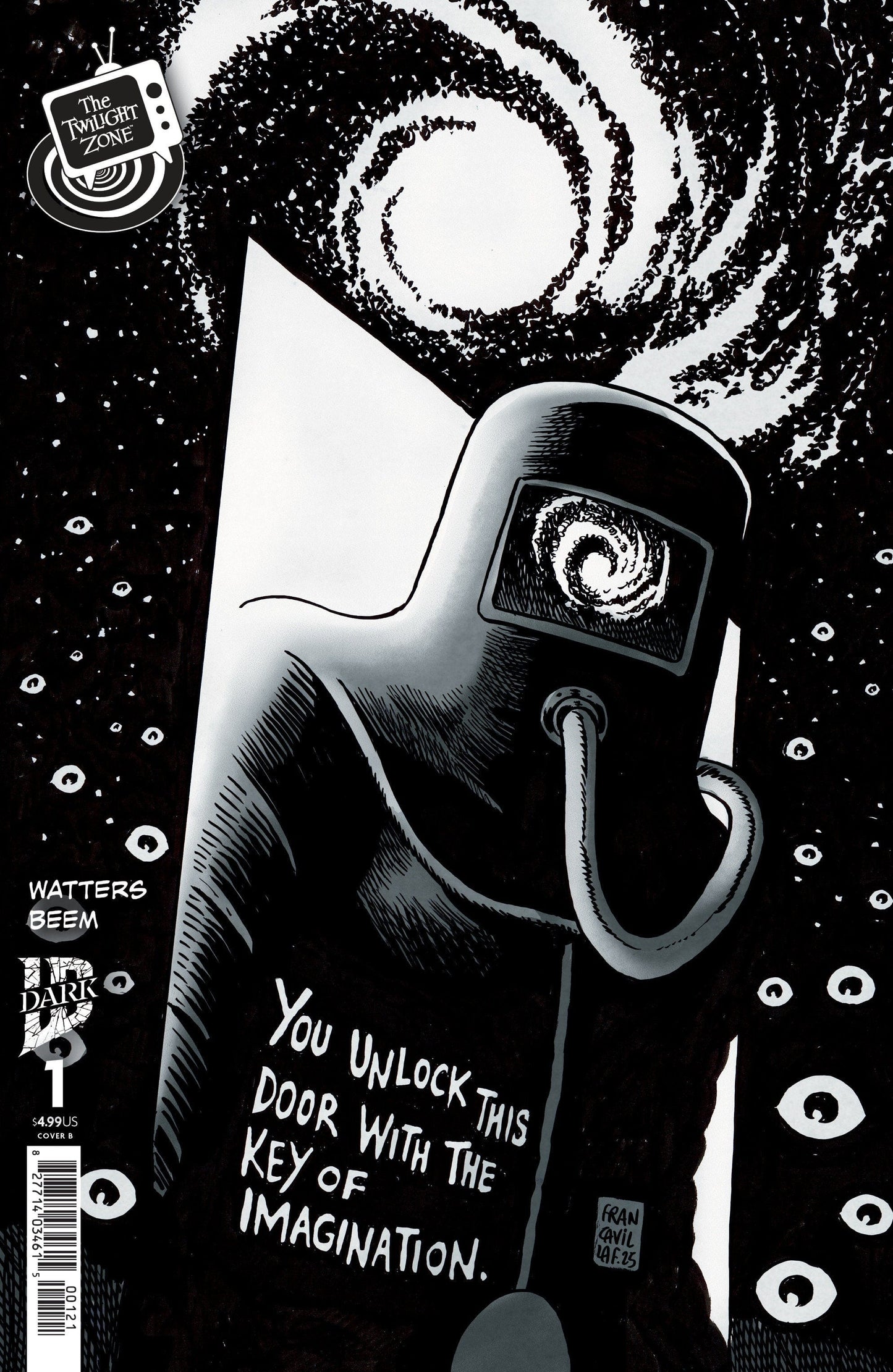 IDW Publishing NEW THIS WEEK The Twilight Zone #1 Variant B (Francavilla Connecting Cover)