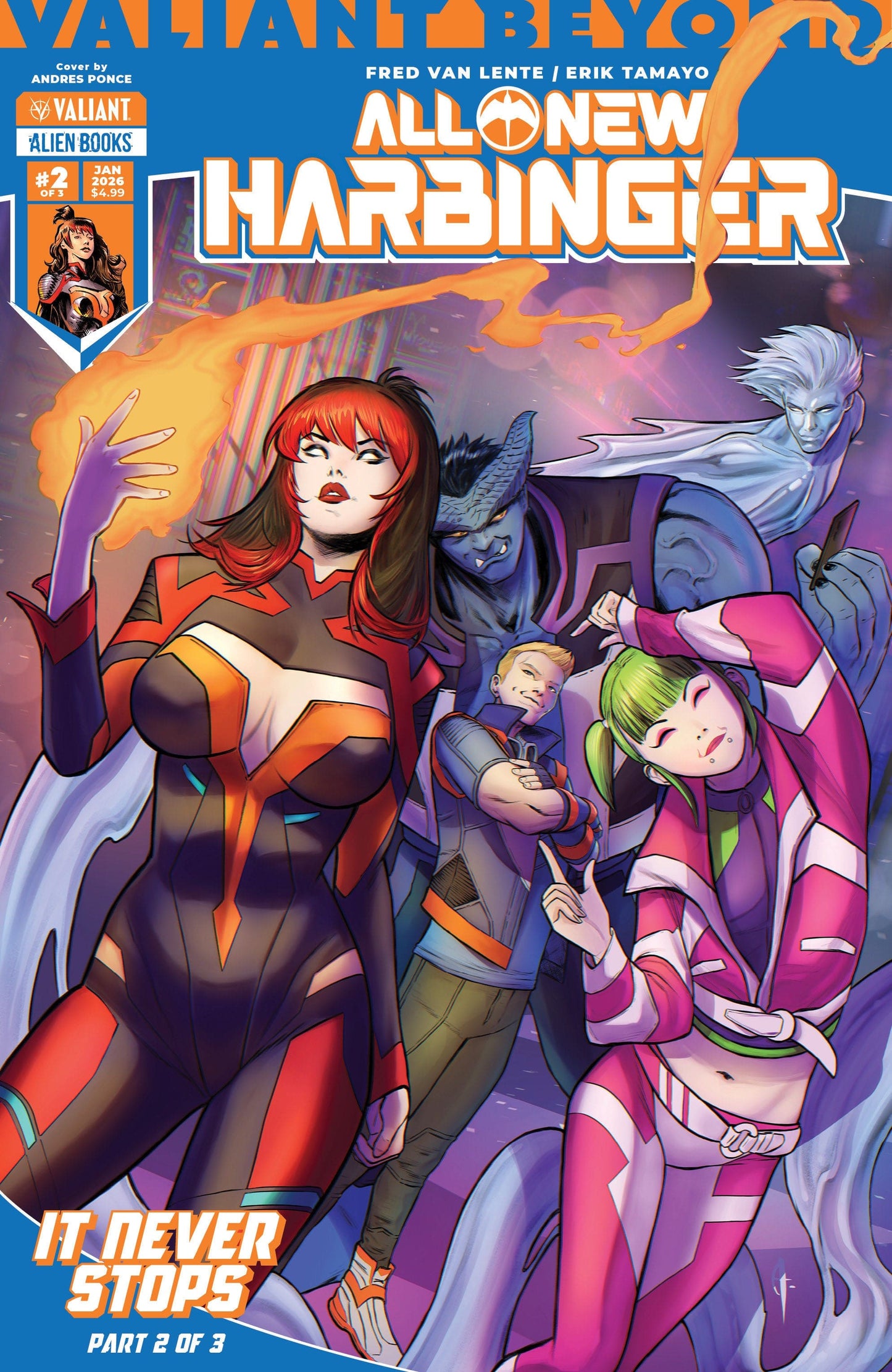 IDW Publishing NEW THIS WEEK Valiant Beyond: All-New Harbinger #5--It Never Stops #2 Cover A (Ponce) (VF/NM)